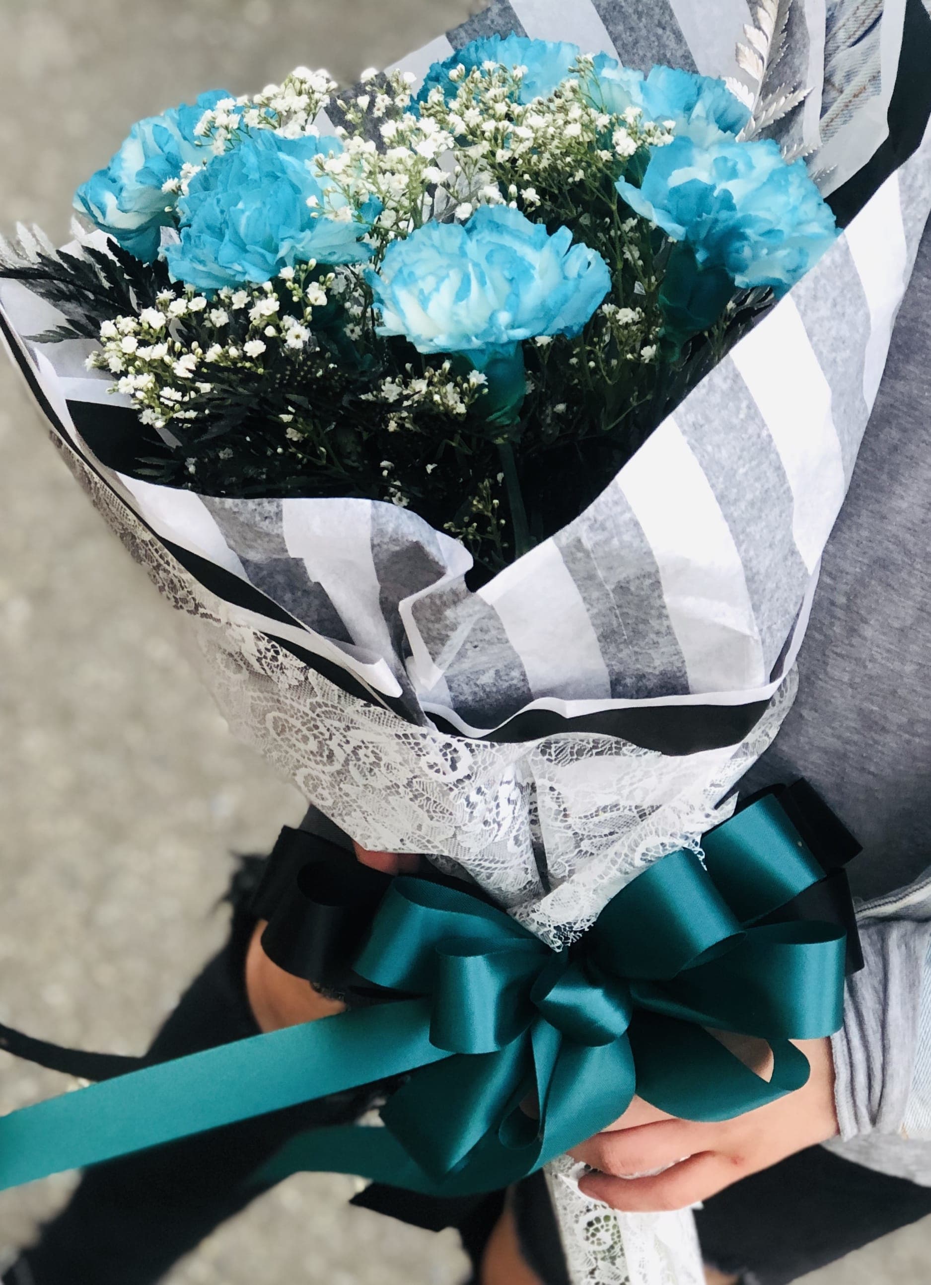 Spanaway Lake high school bouquet and Lei