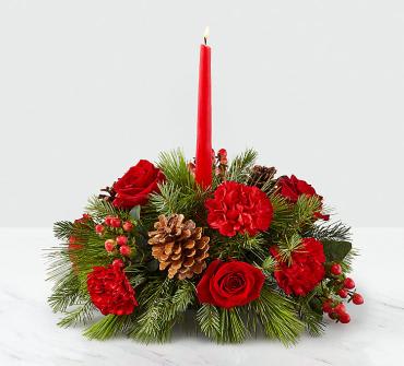 Order now Holiday centerpiece w/delivery to Tacoma