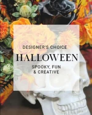Fun Creative Fall Halloween themed floral designs 