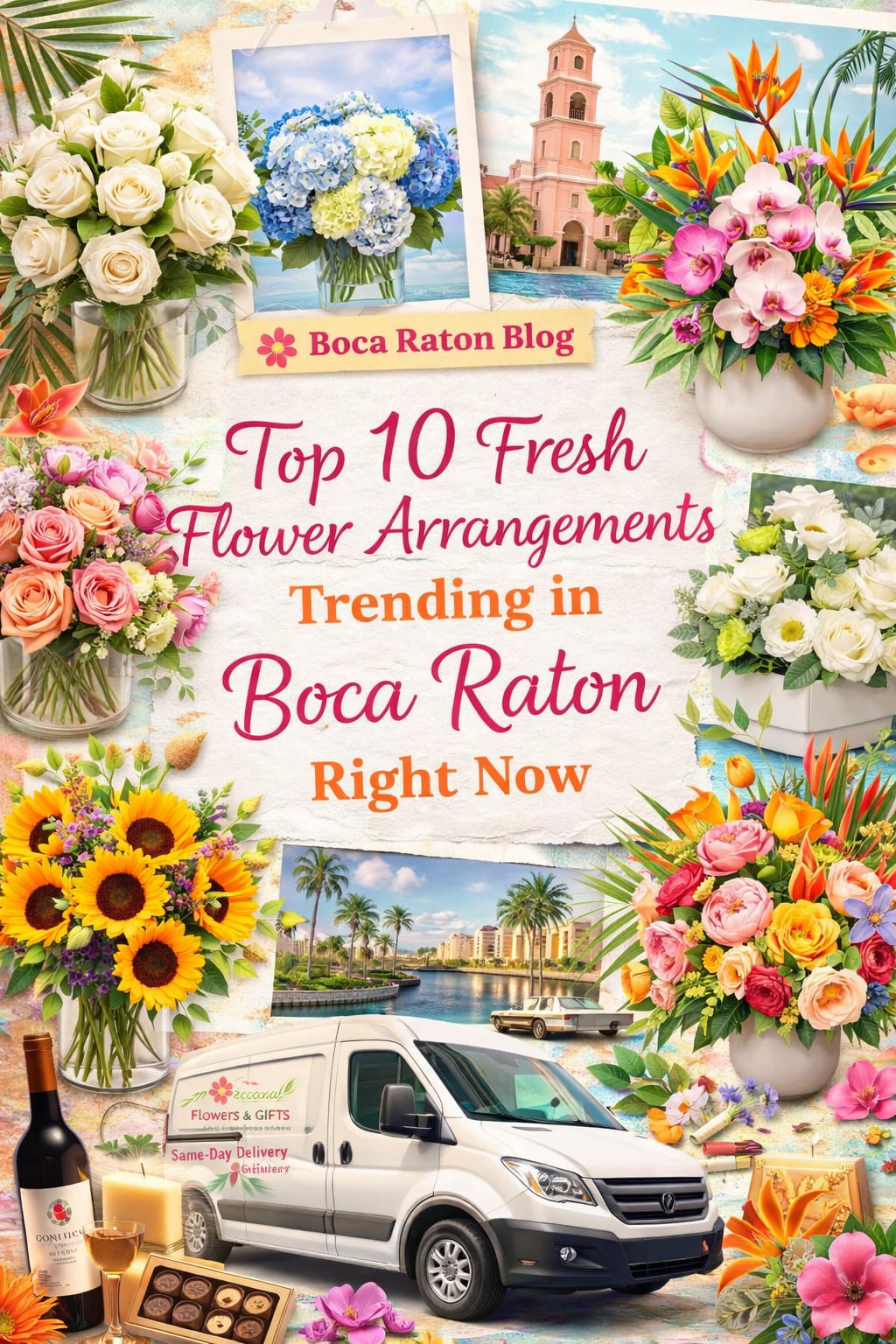 Top 10 Fresh Flower Arrangements Trending in Boca Raton Right Now