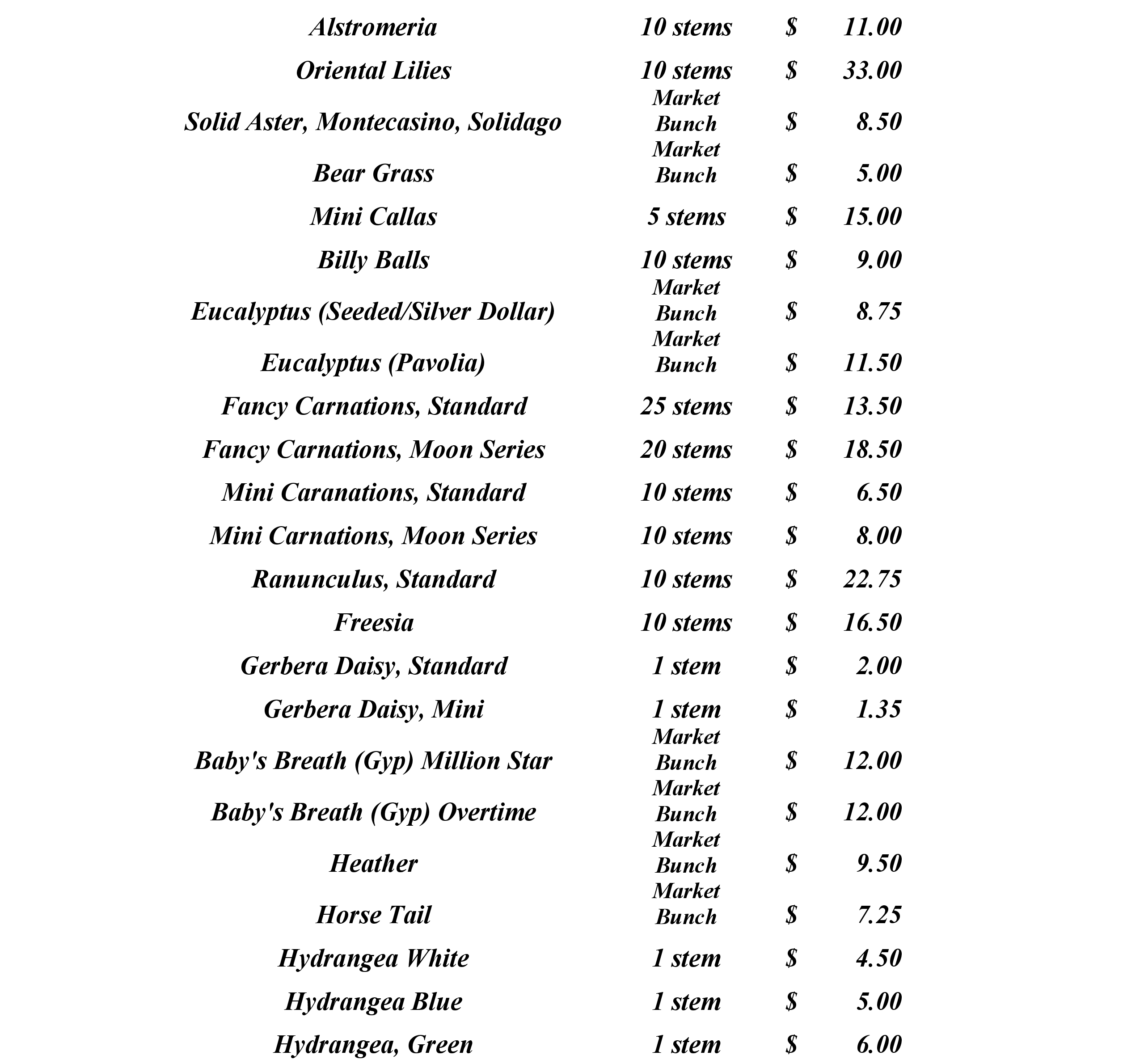 Wholesale Watanabe Floral, Inc.