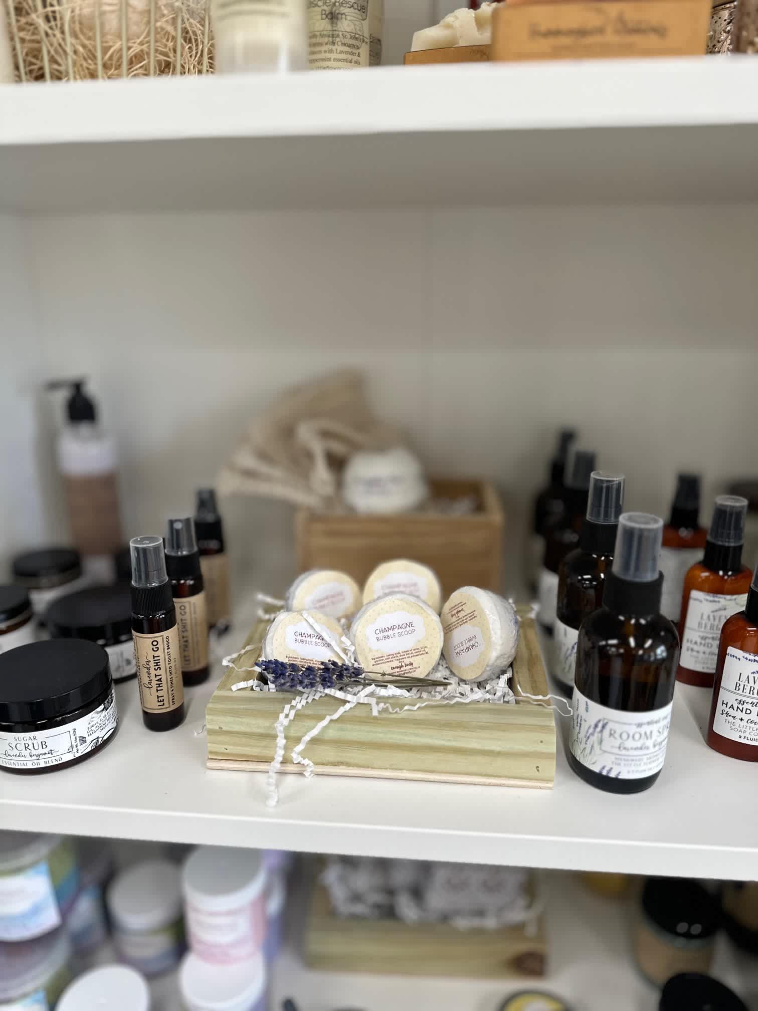 In store shopping and custom wrapping