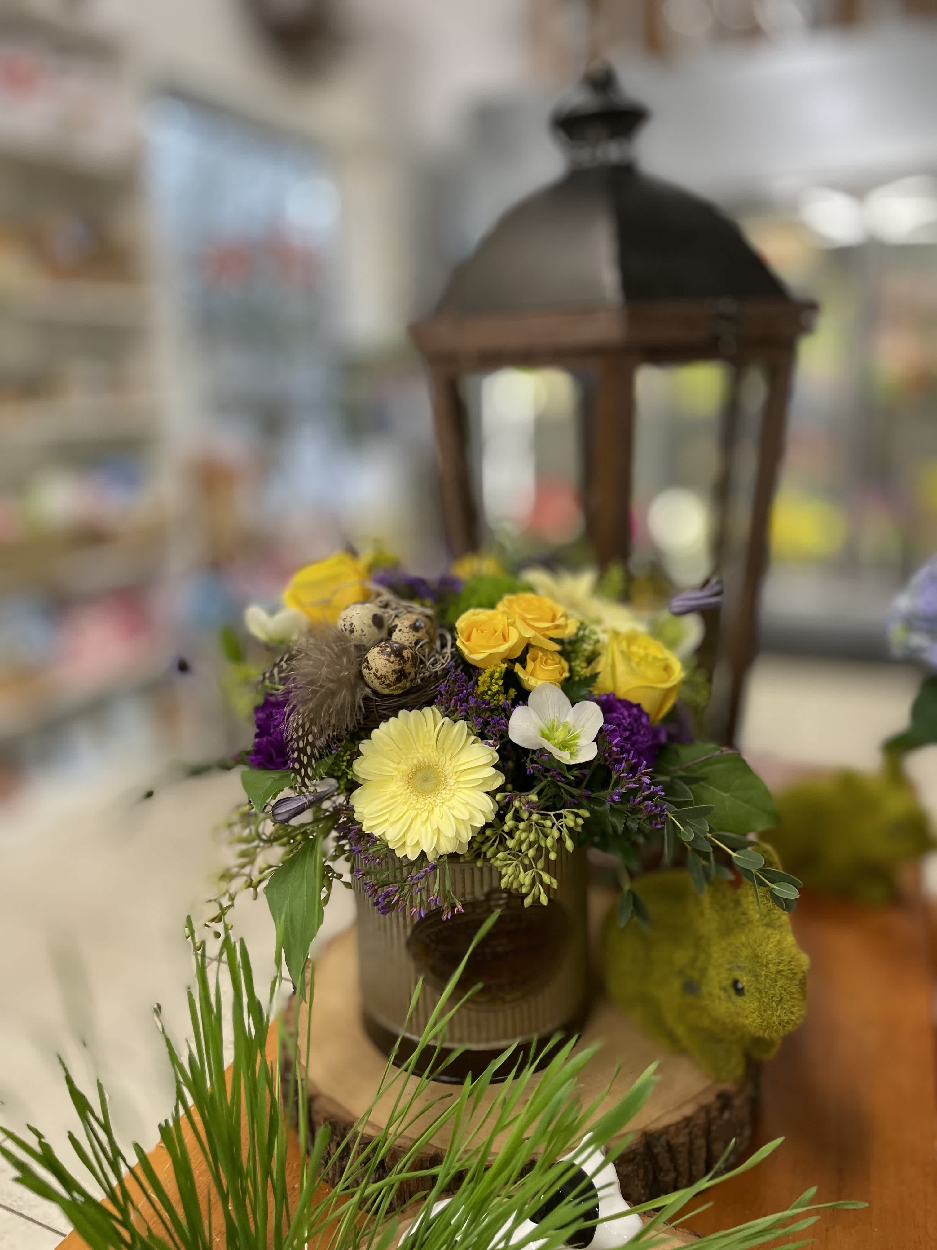 Why incorporate flowers into Easter decorations?