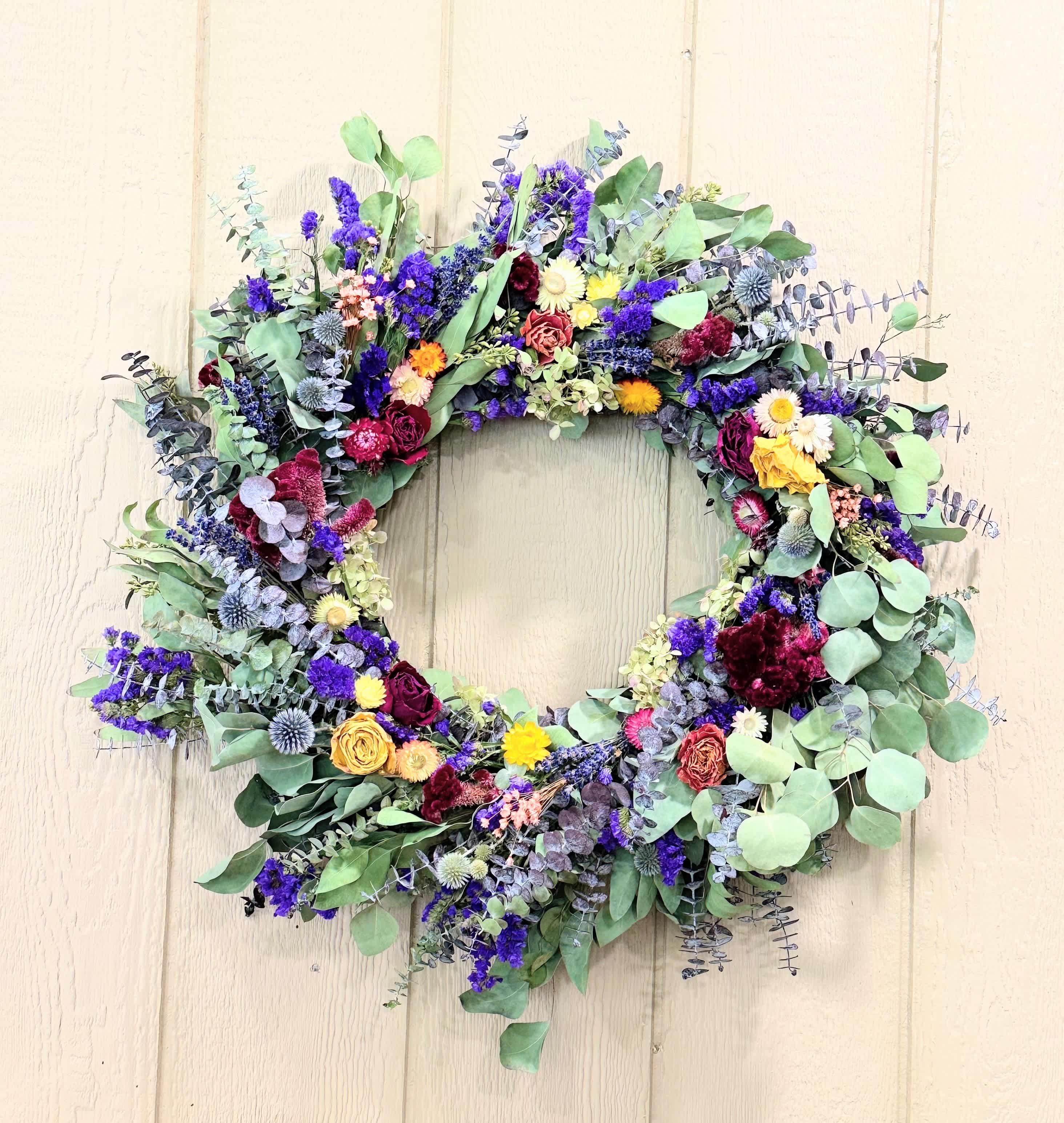 Dried Harvest Wreath 
