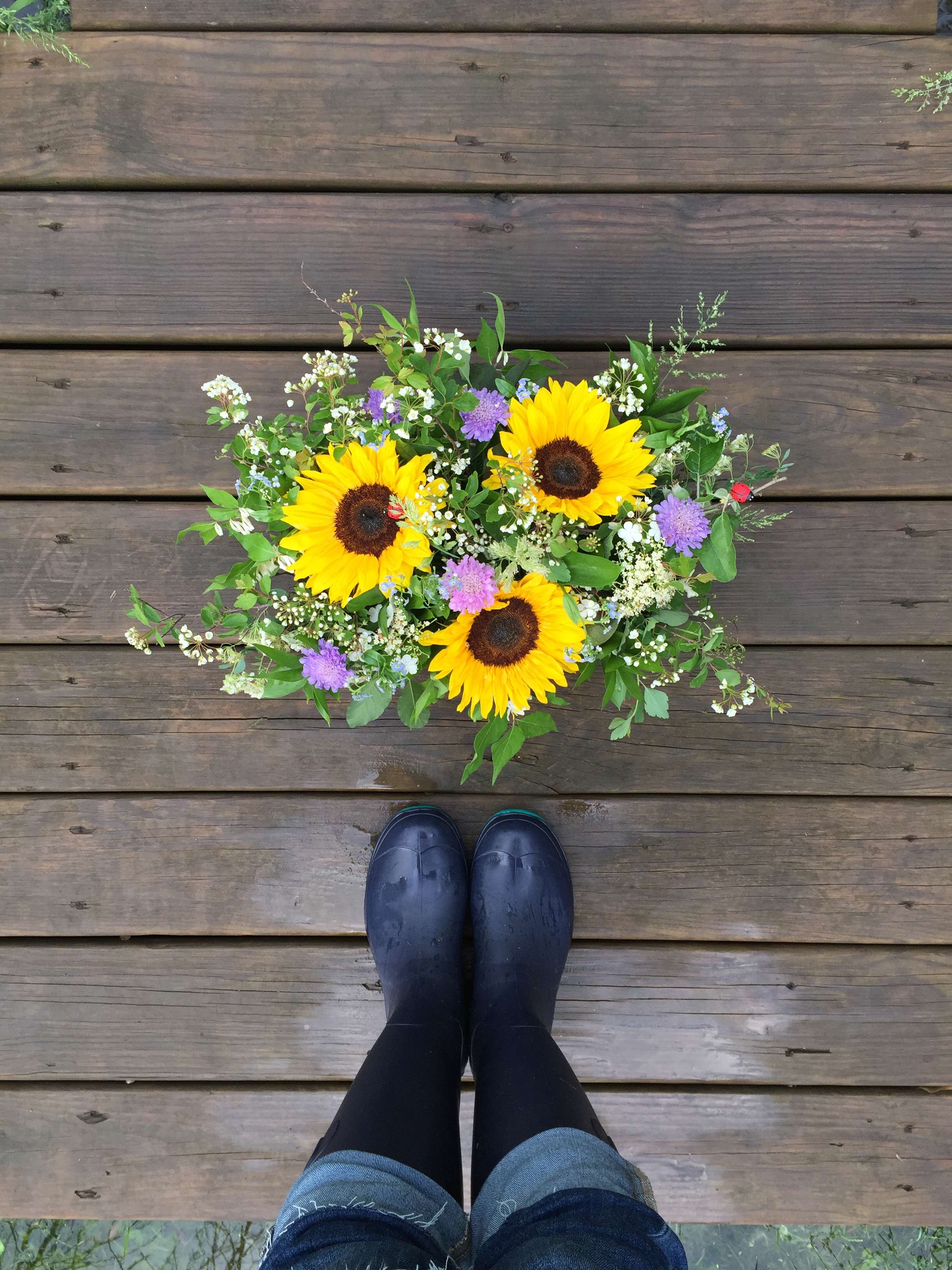 Us - at work and enjoying our lives