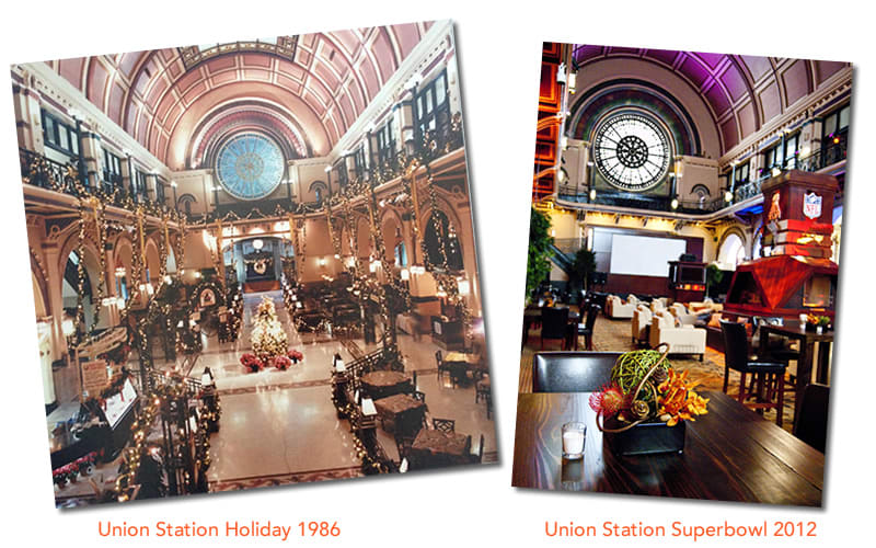 Union Station Holiday and Super Bowl