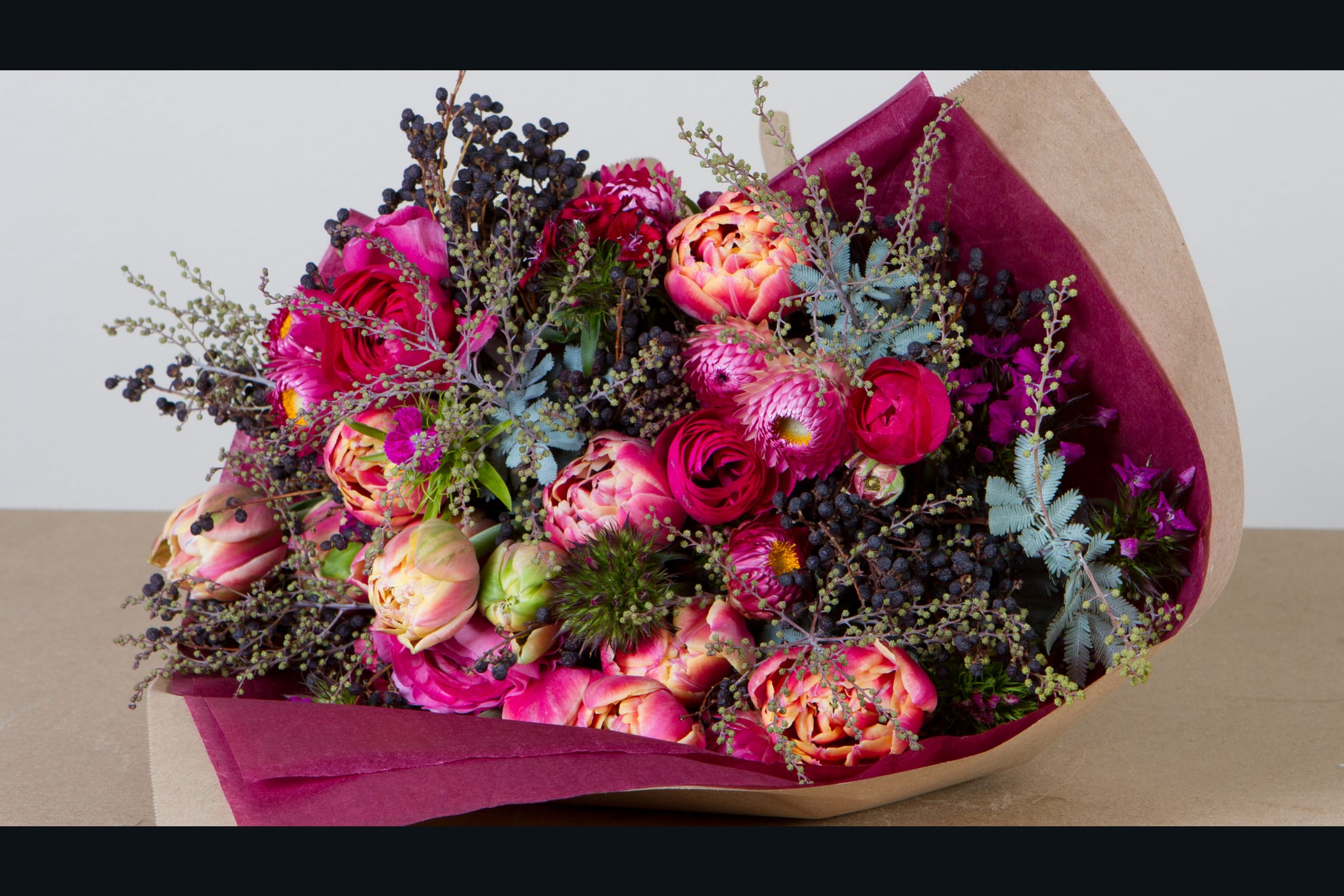 Flower Tips: Wrapped flowers