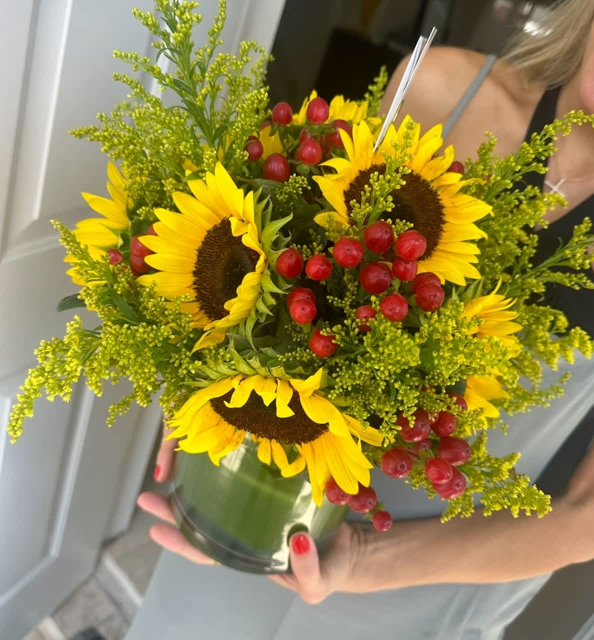 Sunflowers and Autumn flowers