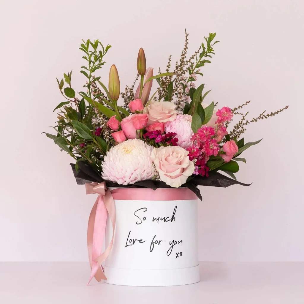 Personalized Anniversary Flower Box – Order Now!