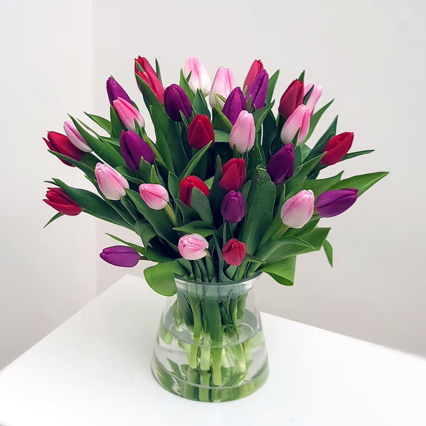 Valentine's Day Highlight: 3 Color Tulip Bouquet
