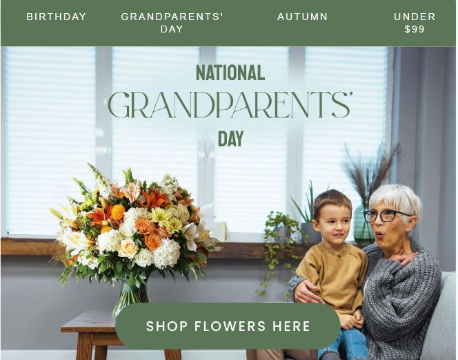 National Grandparents Day: A Floral Tribute