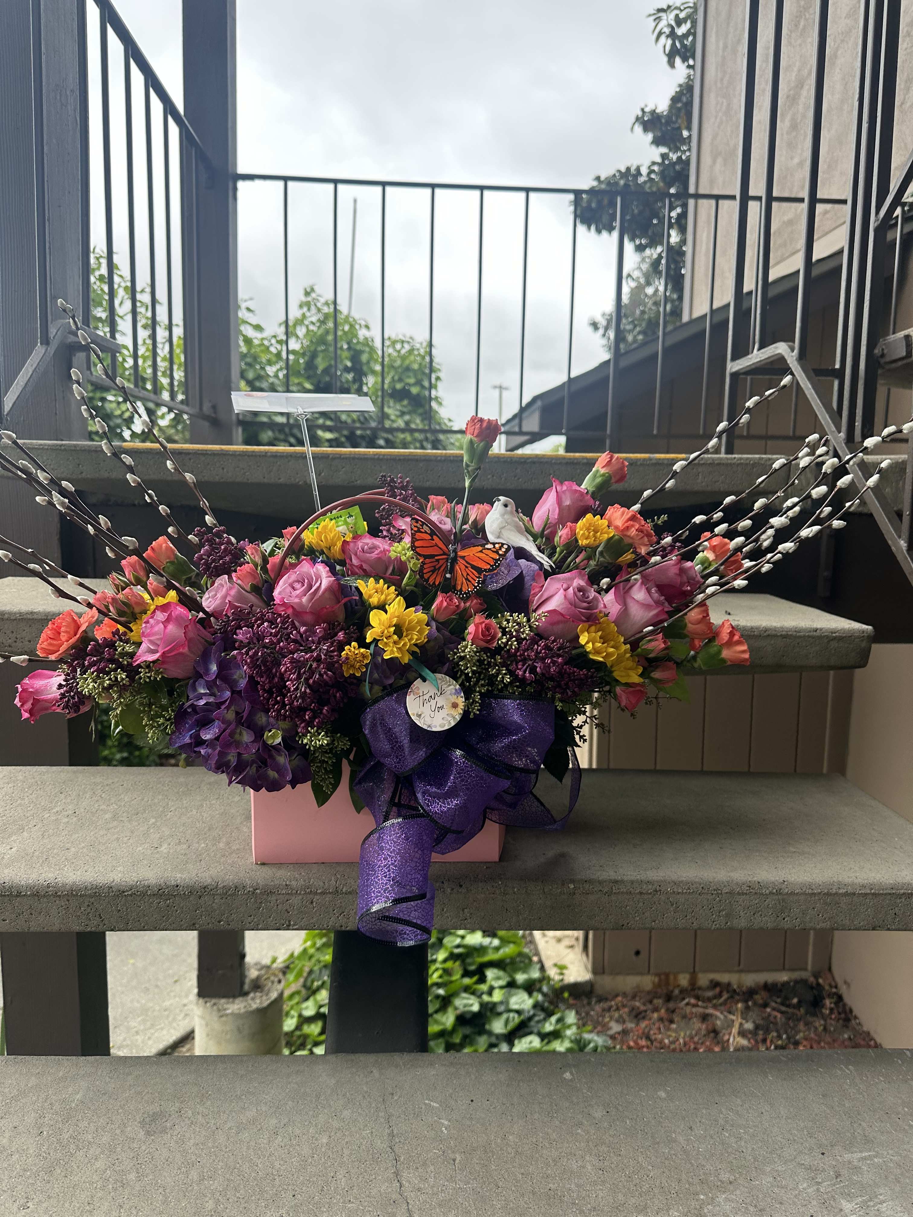 Cheerful Blooms In Honor Of Administrative Day!