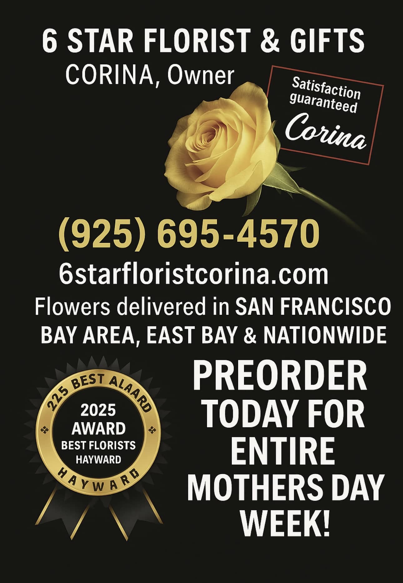 PREORDER TODAY FOR ENTIRE MOTHER’s DAY WEEK!