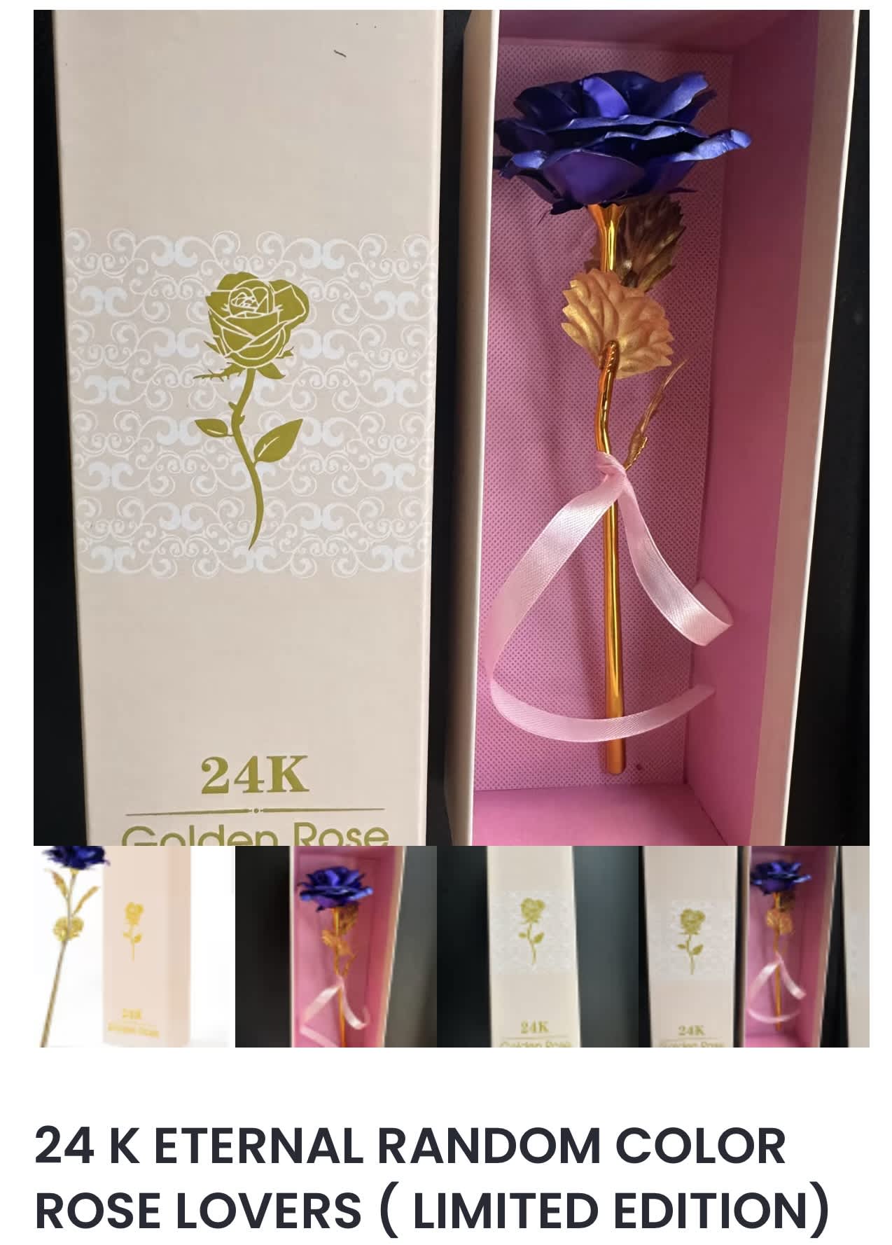 24 K Gold -Dipped Rose : A Timeless Gift of Love 