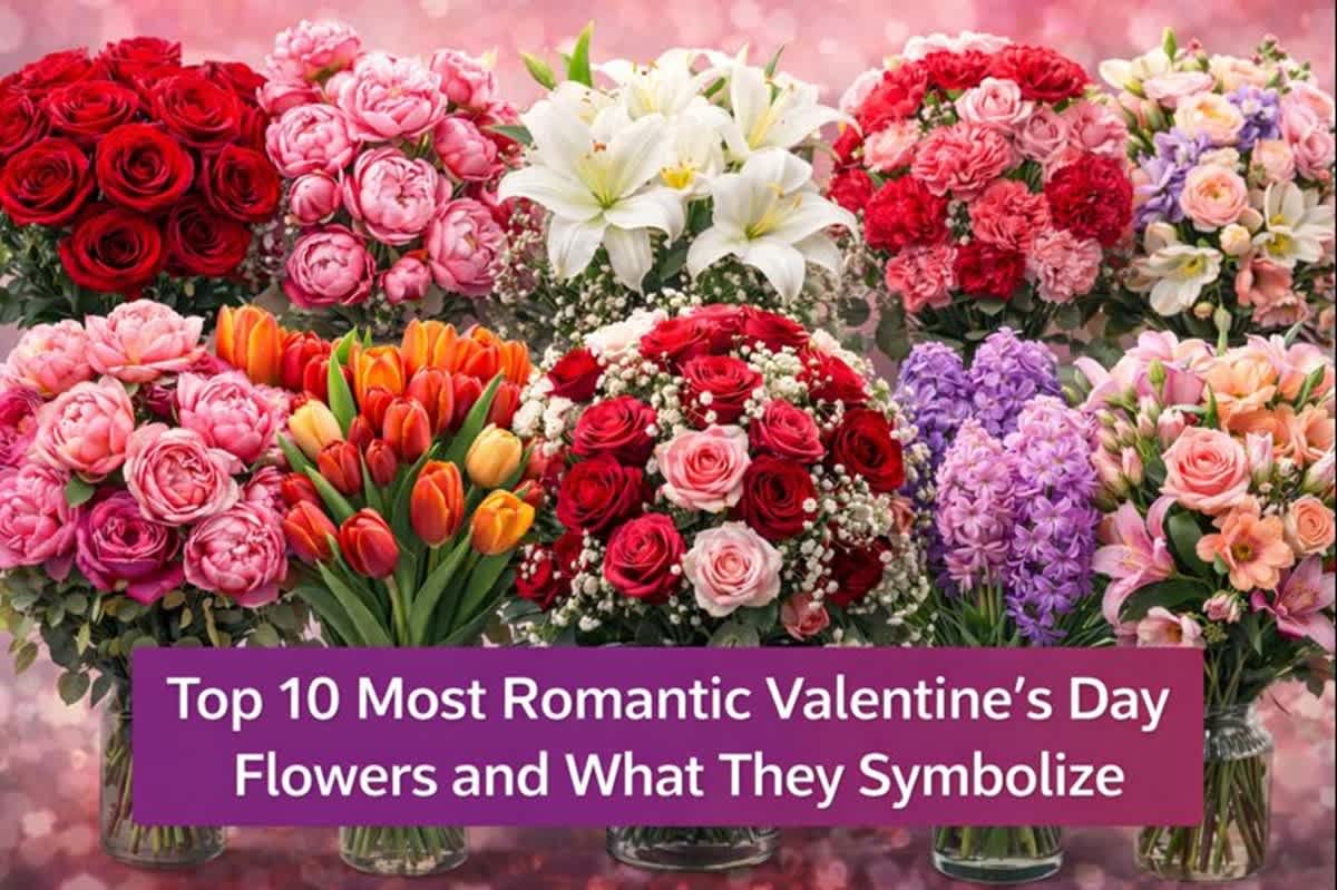Top 10 Most Romantic Valentine’s Day Flowers