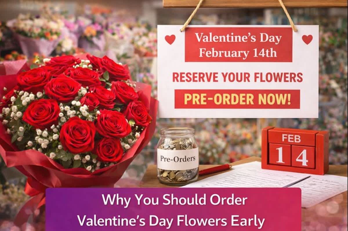 Why You Should Order Valentine’s Day Flowers Early