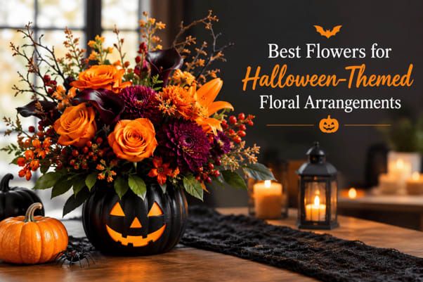 Best Flowers for Halloween-Themed Floral Arrangements