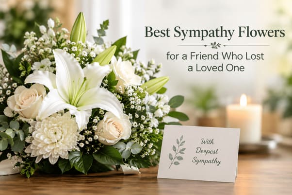 Best Sympathy Flowers for a Friend Who Lost a Loved One