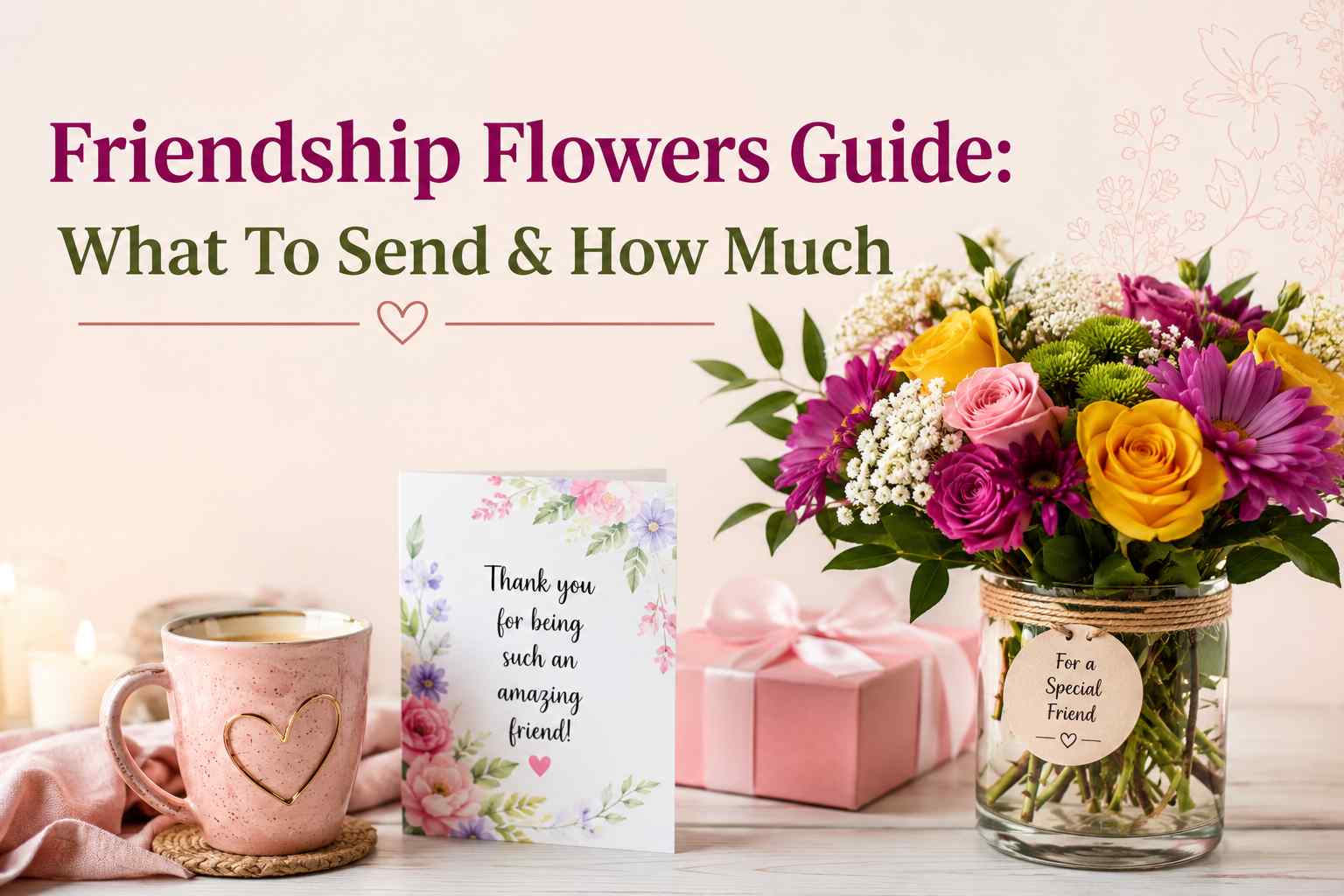 Friendship Flowers Guide: What To Send & How Much