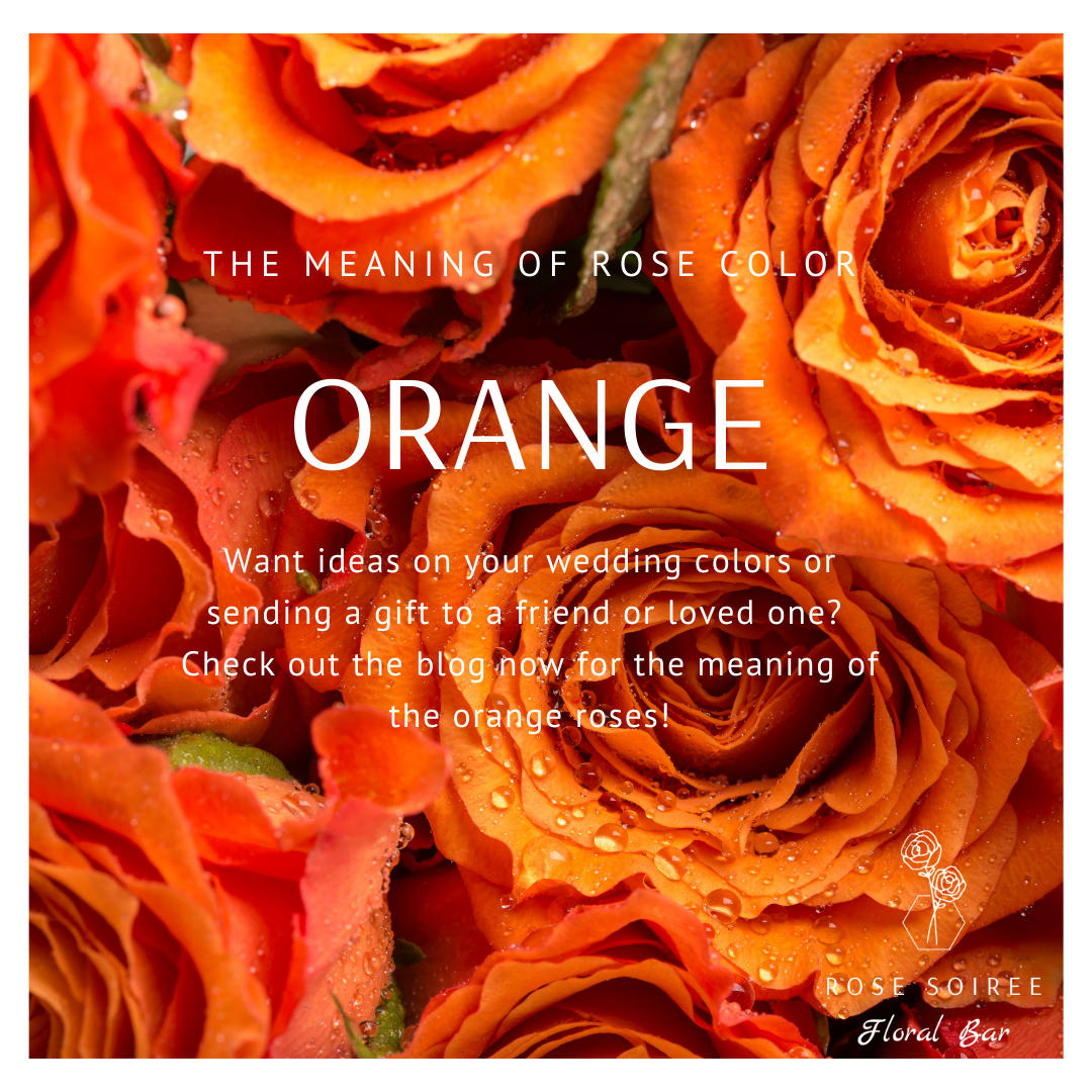 Can you say Caliente?!? The meaning of orange roses!