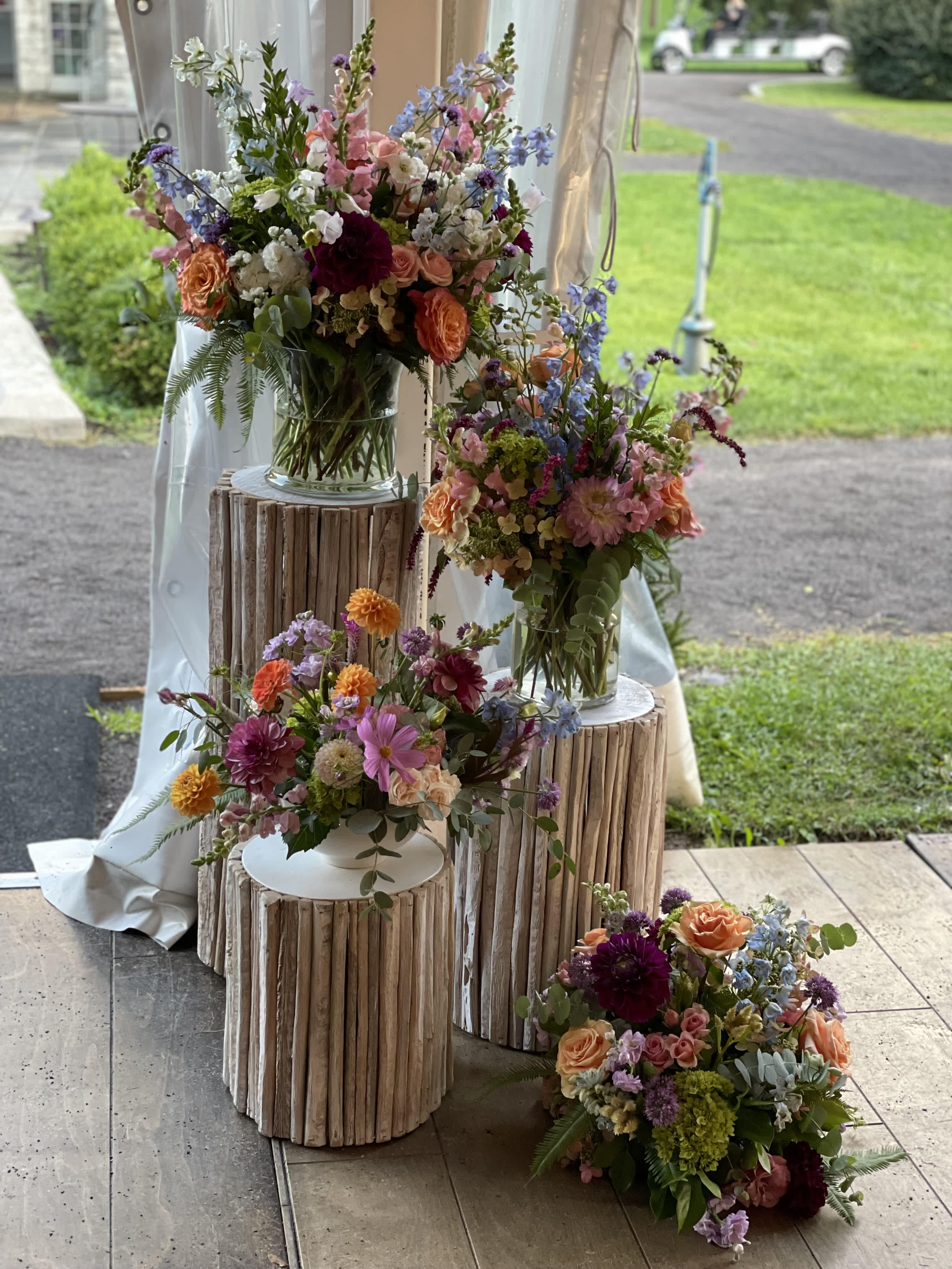 Wedding flowers in Color