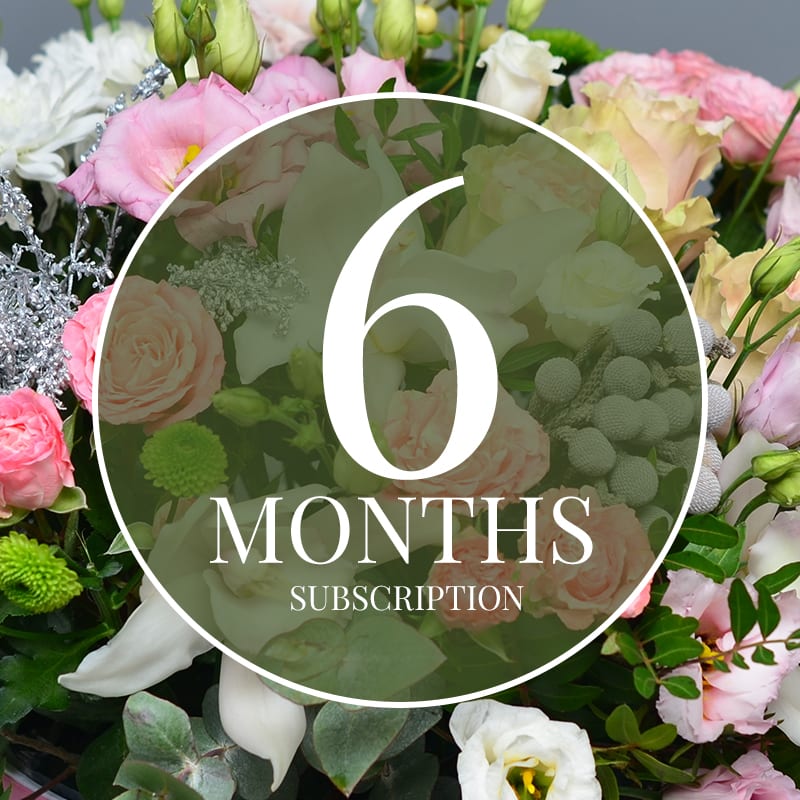 6 month flower subscription