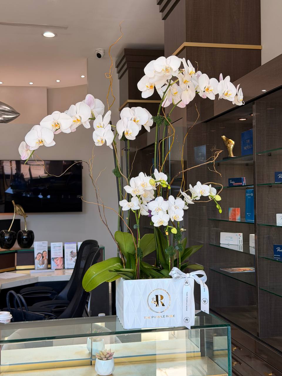 The Purple Rose & Aesderma Med Spa: Luxury Orchid Arrangements in West Hollywood