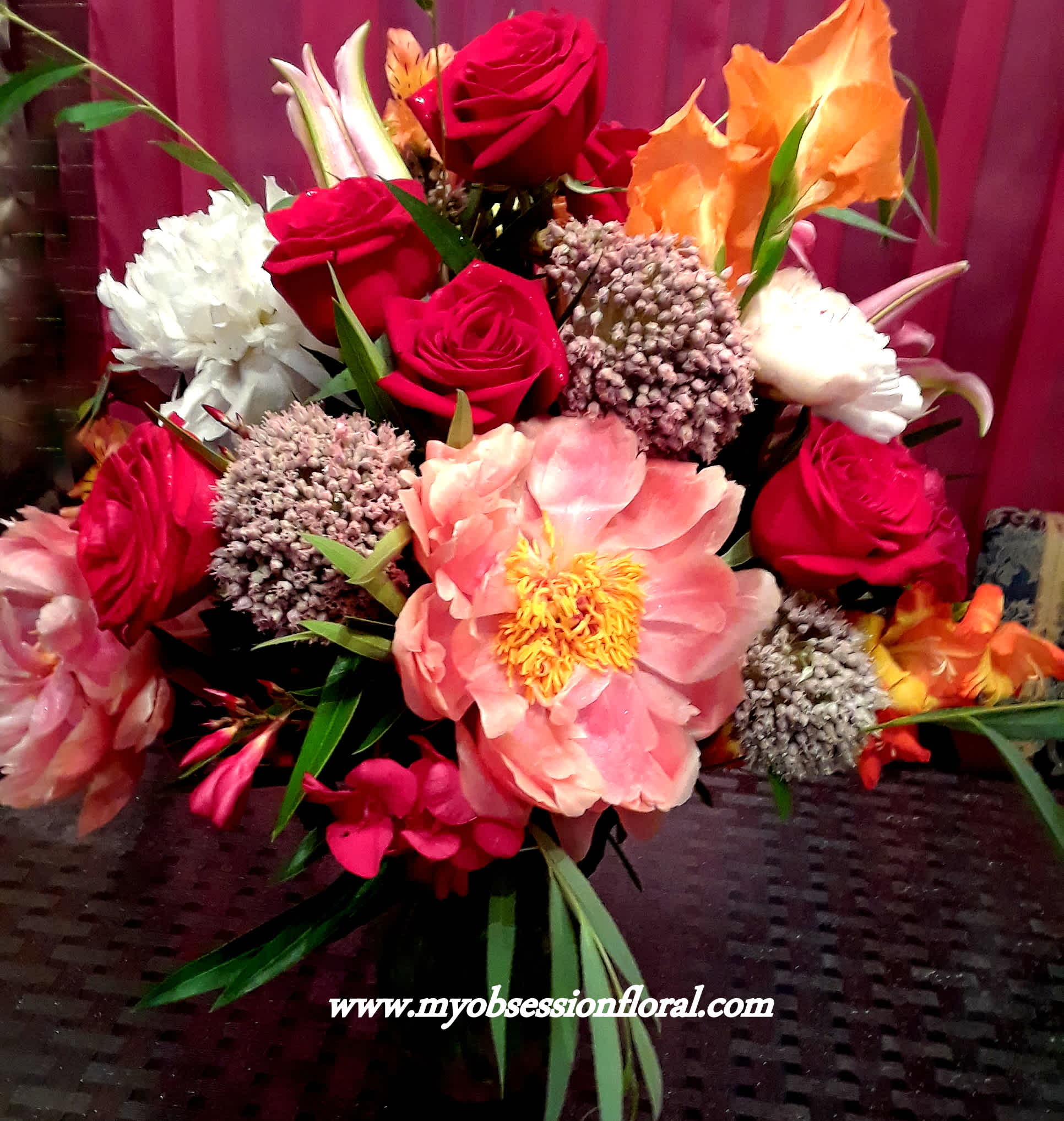 Romantic Language of Flowers Anniversary List.