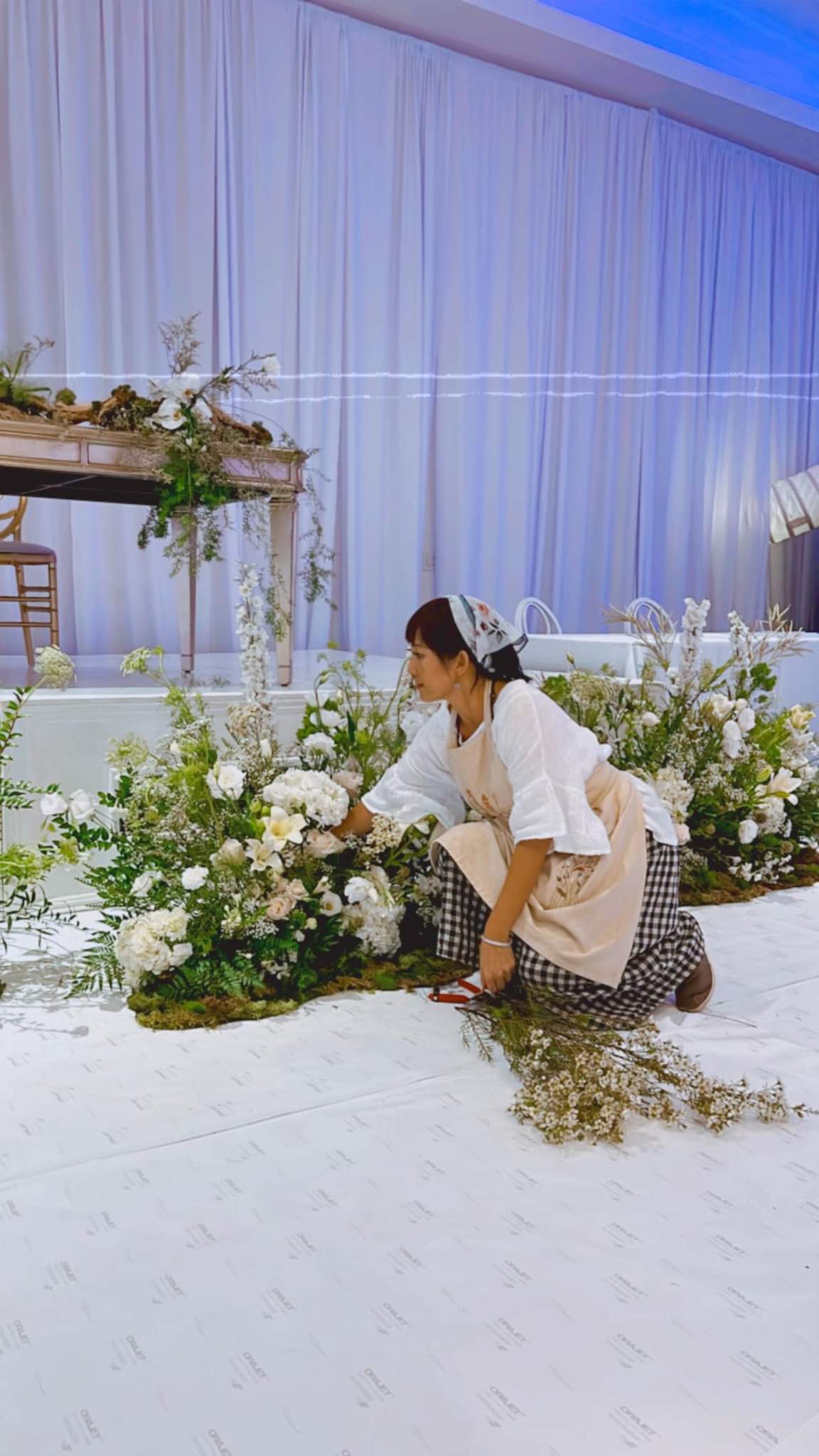 Garden theme wedding in summer 2022