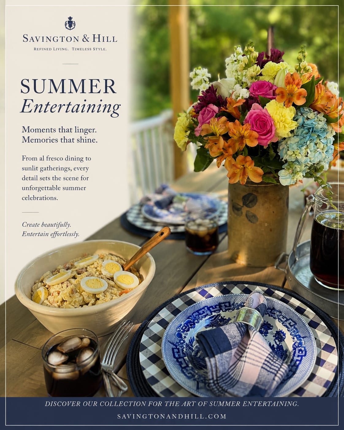 THE ART OF SUMMER ENTERTAINING