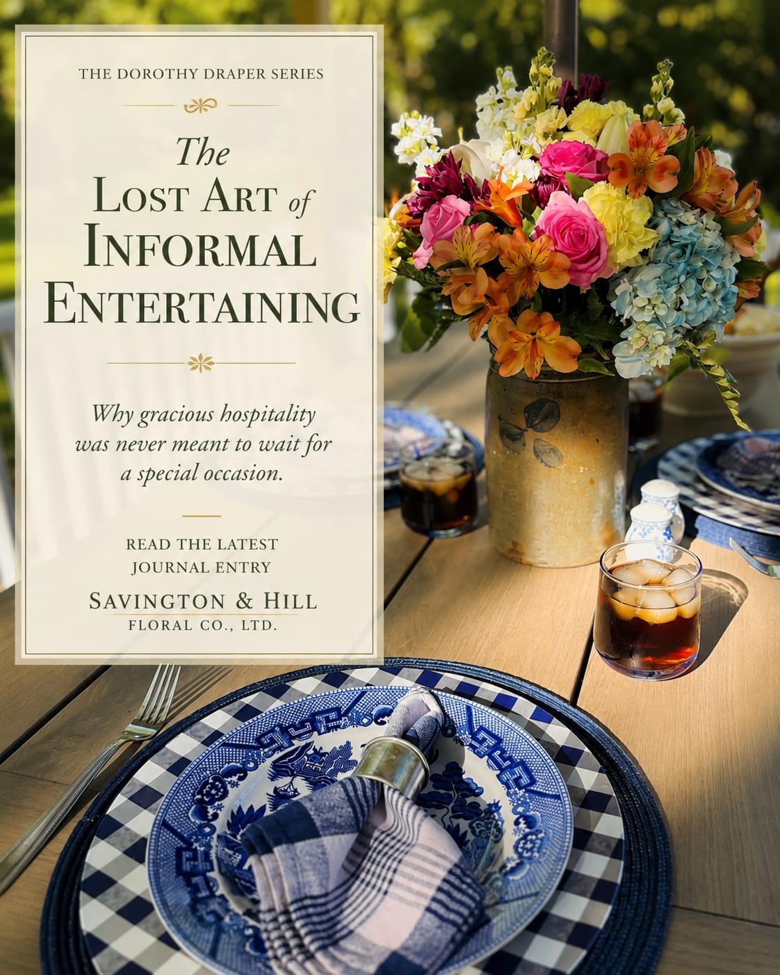 The Lost Art of Informal Entertaining