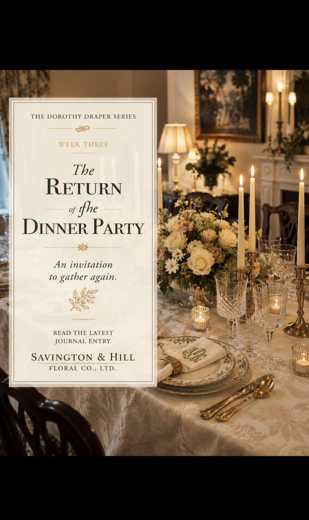 THE RETURN OF THE DINNER PARTY
