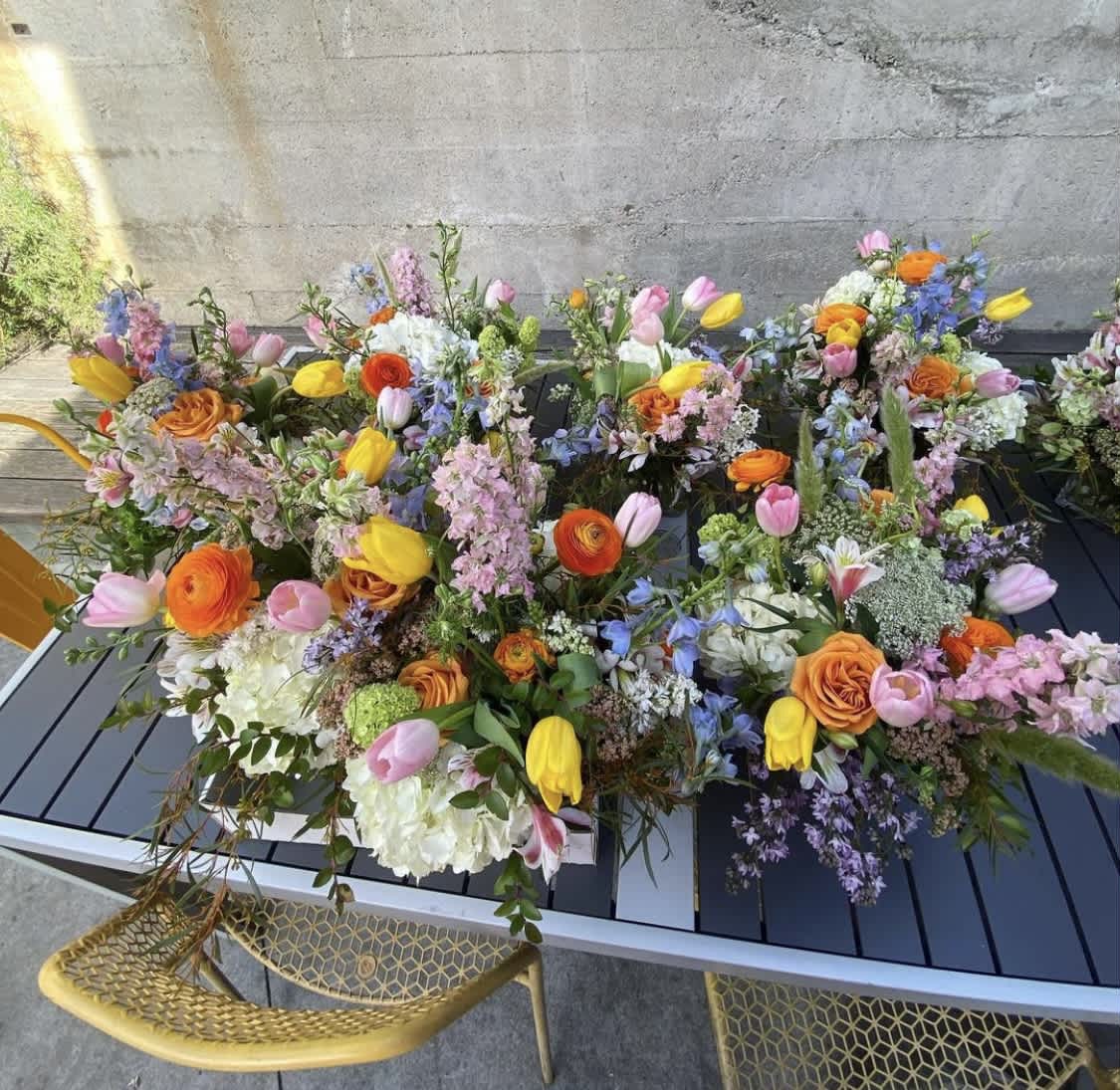 Birthday arrangements 