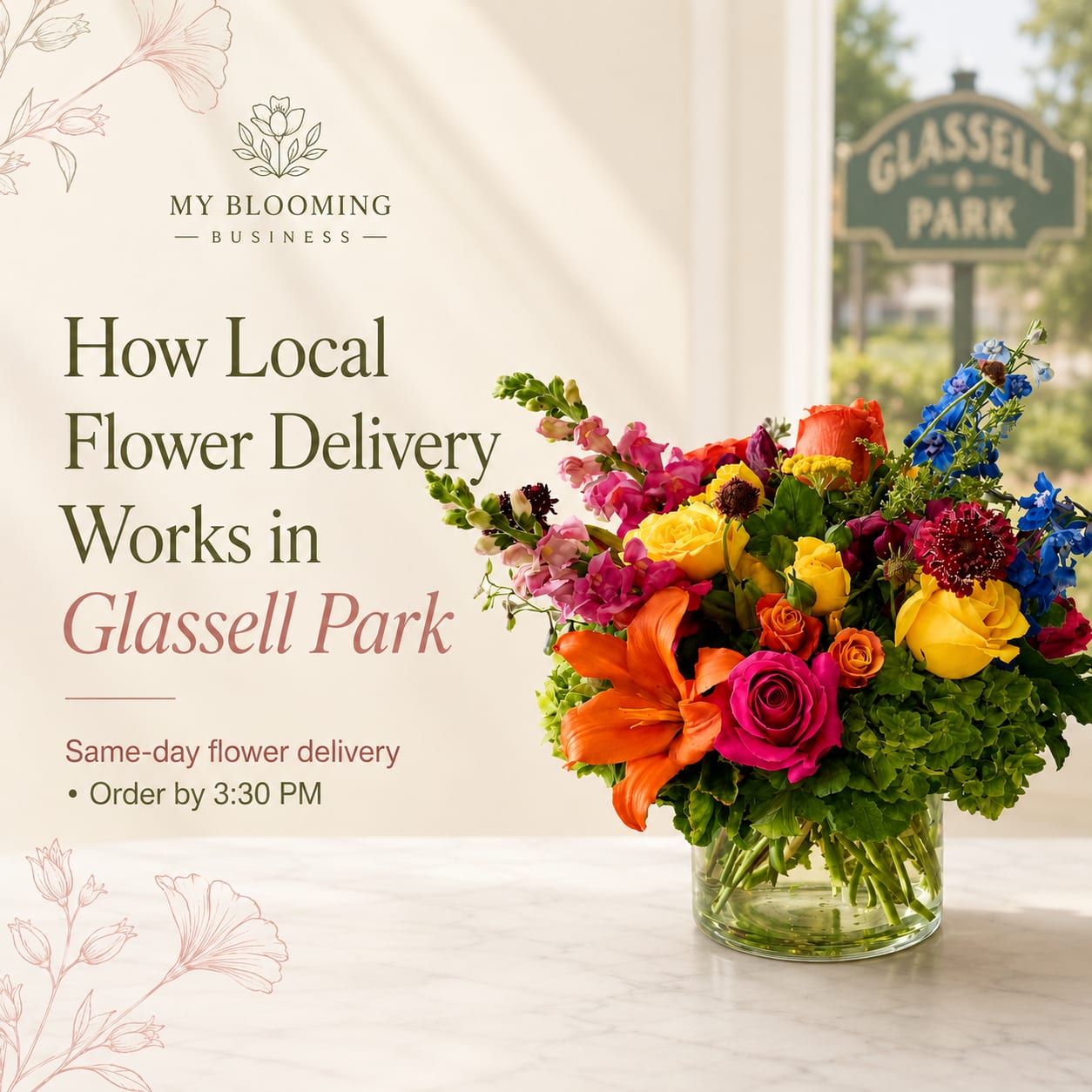 How Local Flower Delivery Works in Glassell Park