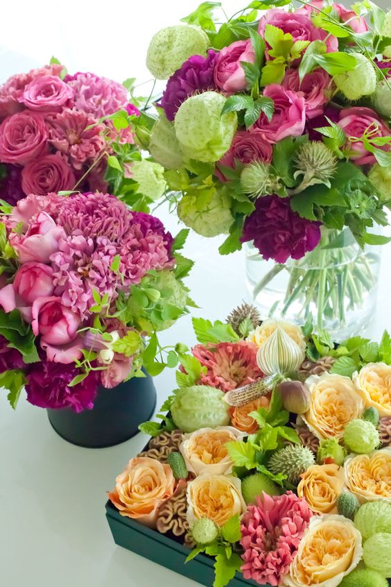 Garden flower arrangement  !