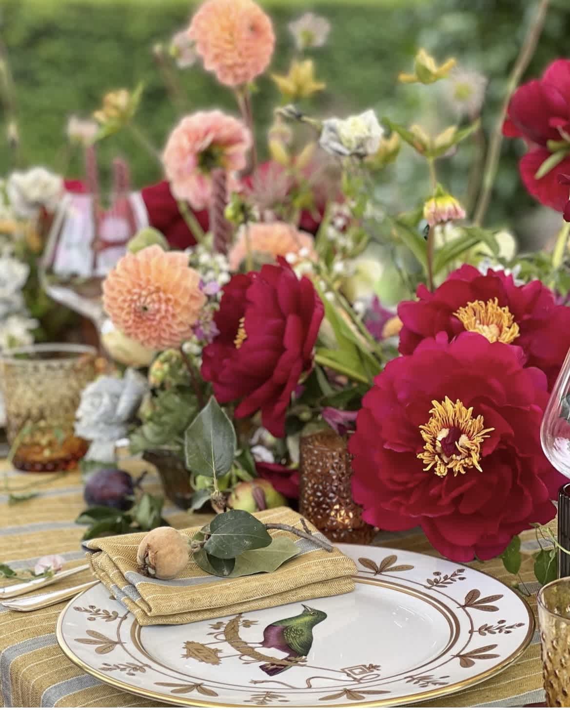 Private dinner preparation with words of wisdom! 