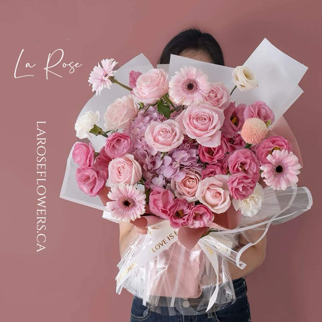 Love is in the air, all wrapped in beautiful blooms.