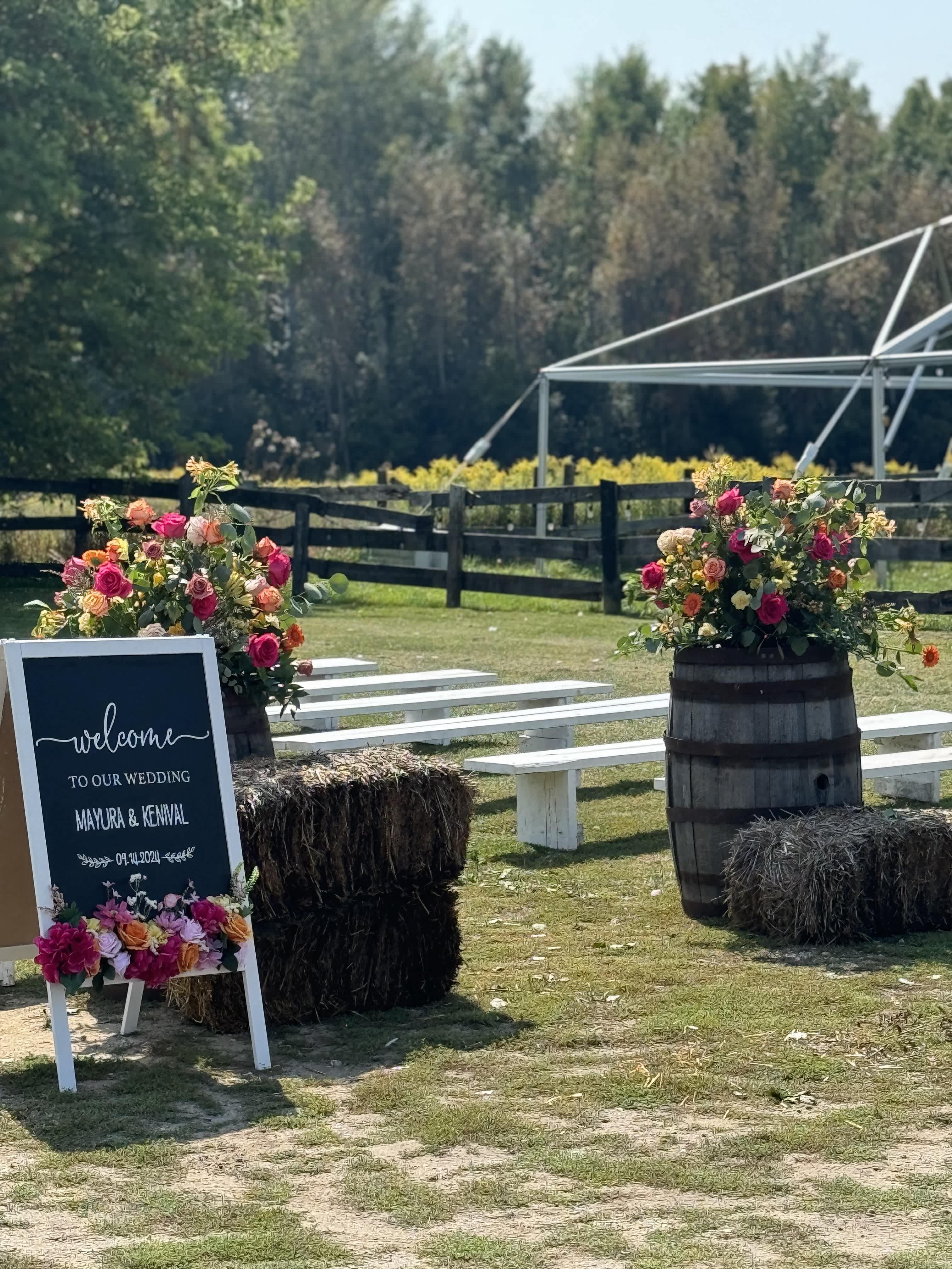 Vibrant Barn Wedding