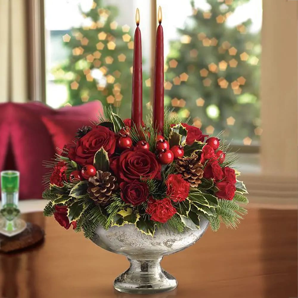 Holiday and Christmas flowers