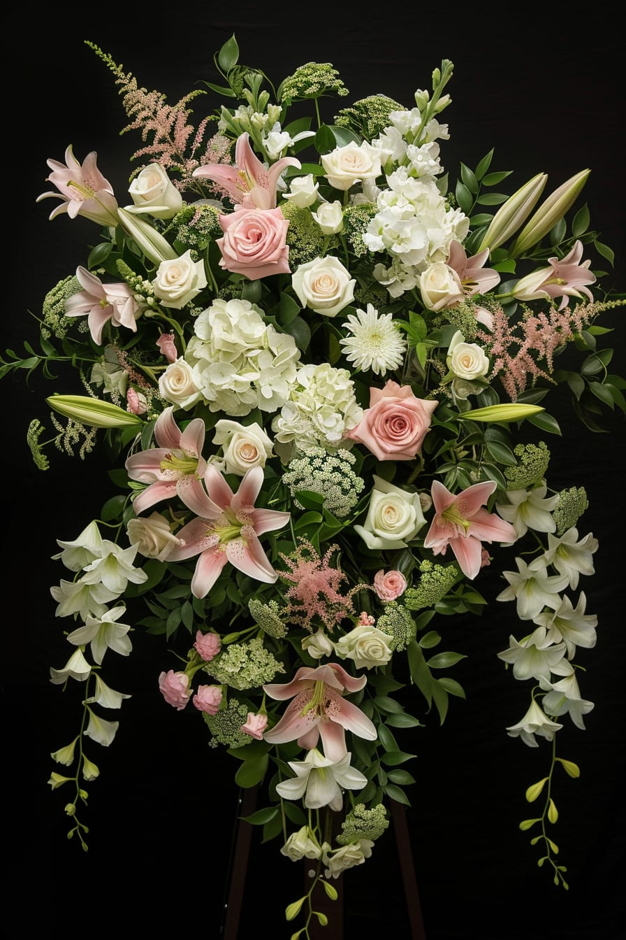 Standing Sprays vs. Sympathy Bouquets