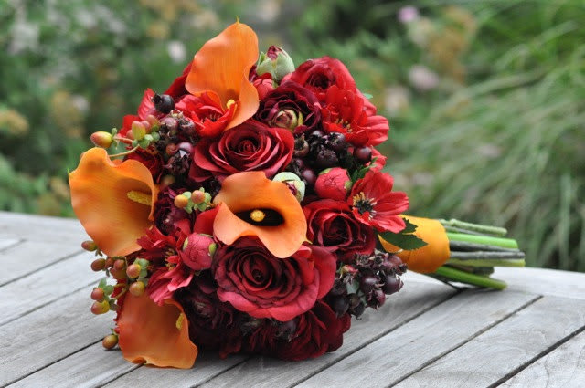 Fall Wedding Flowers 