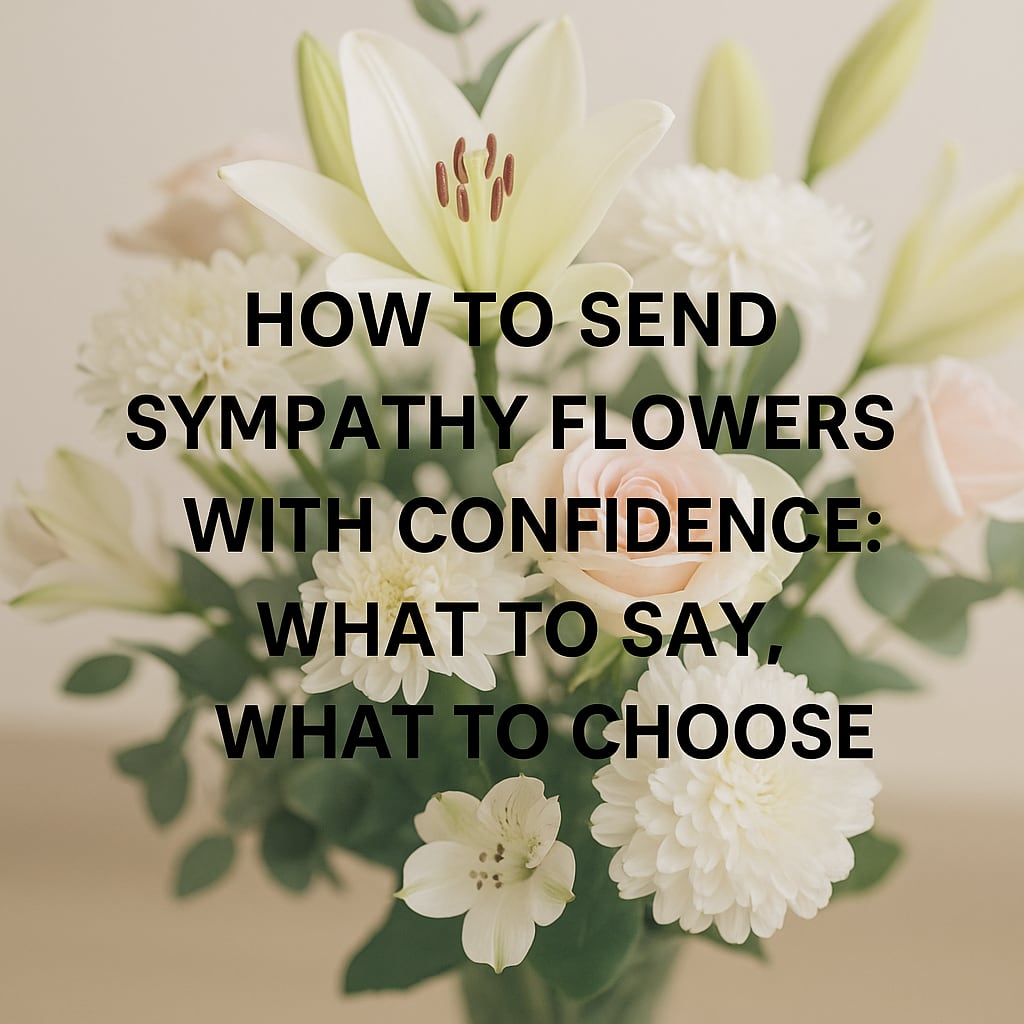 Send Sympathy Flowers with Confidence