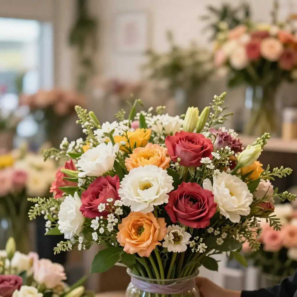 Mother’s Day flowers in North Houston featuring fresh grab-and-go bouquet arrangements available in store without pre-order.