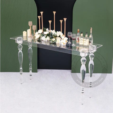 Table set up with candles