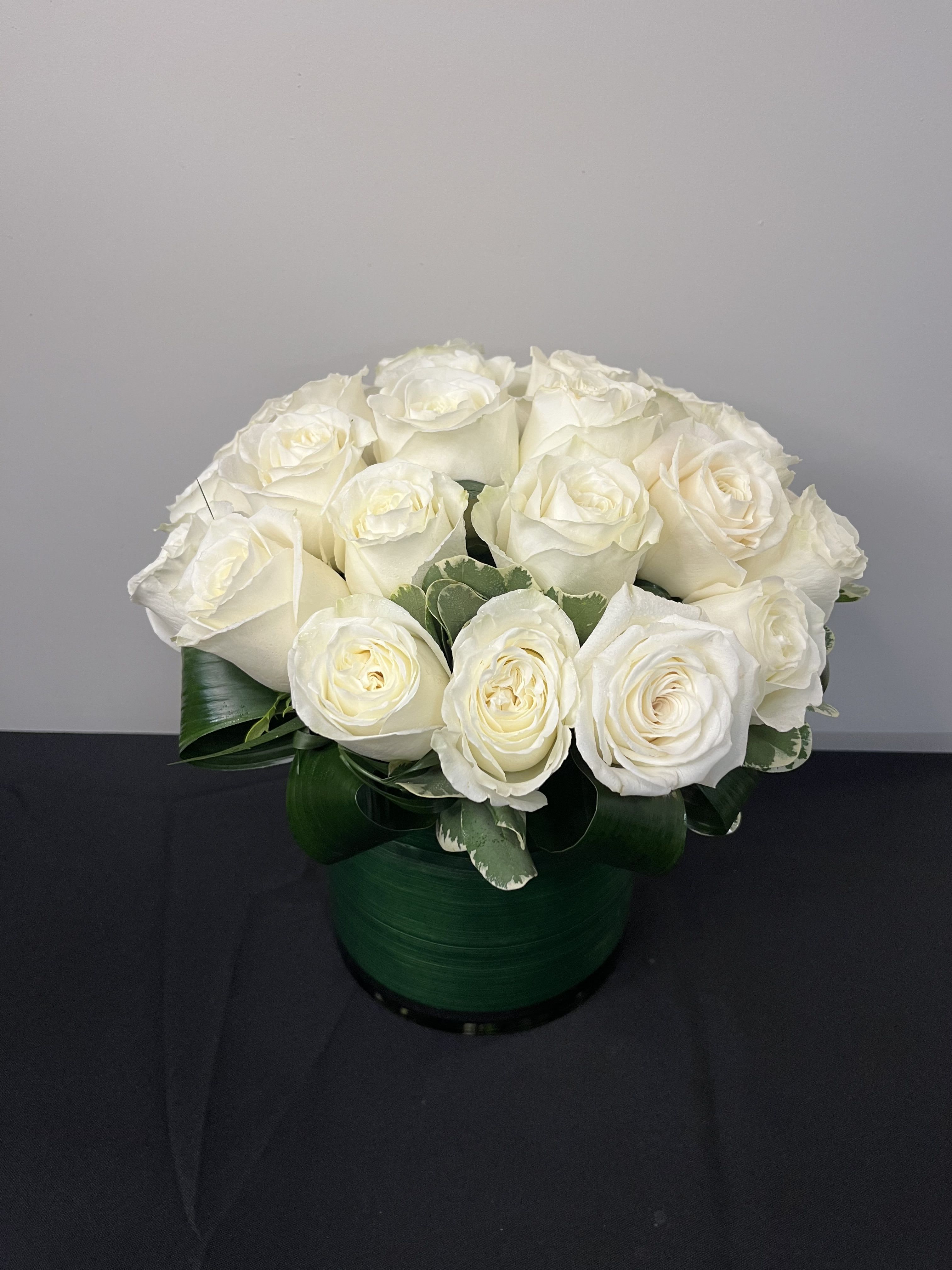 Two Dozen White Roses by BloomNation™