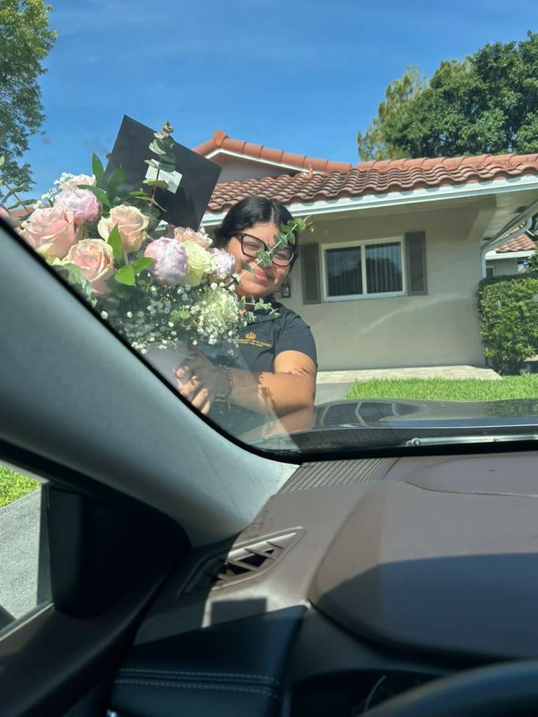 Mixed Roses Box with Eucalyptus