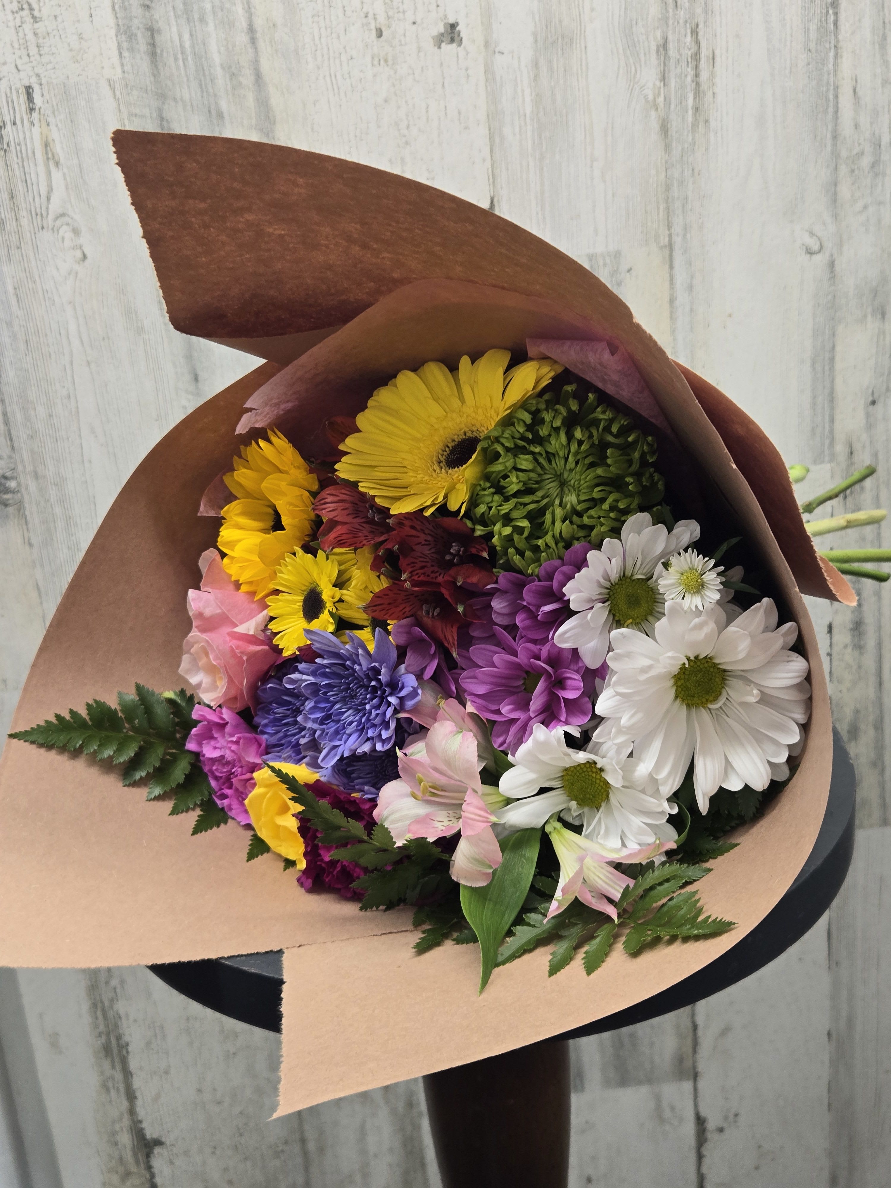 Wrapped Farm House Bouquet