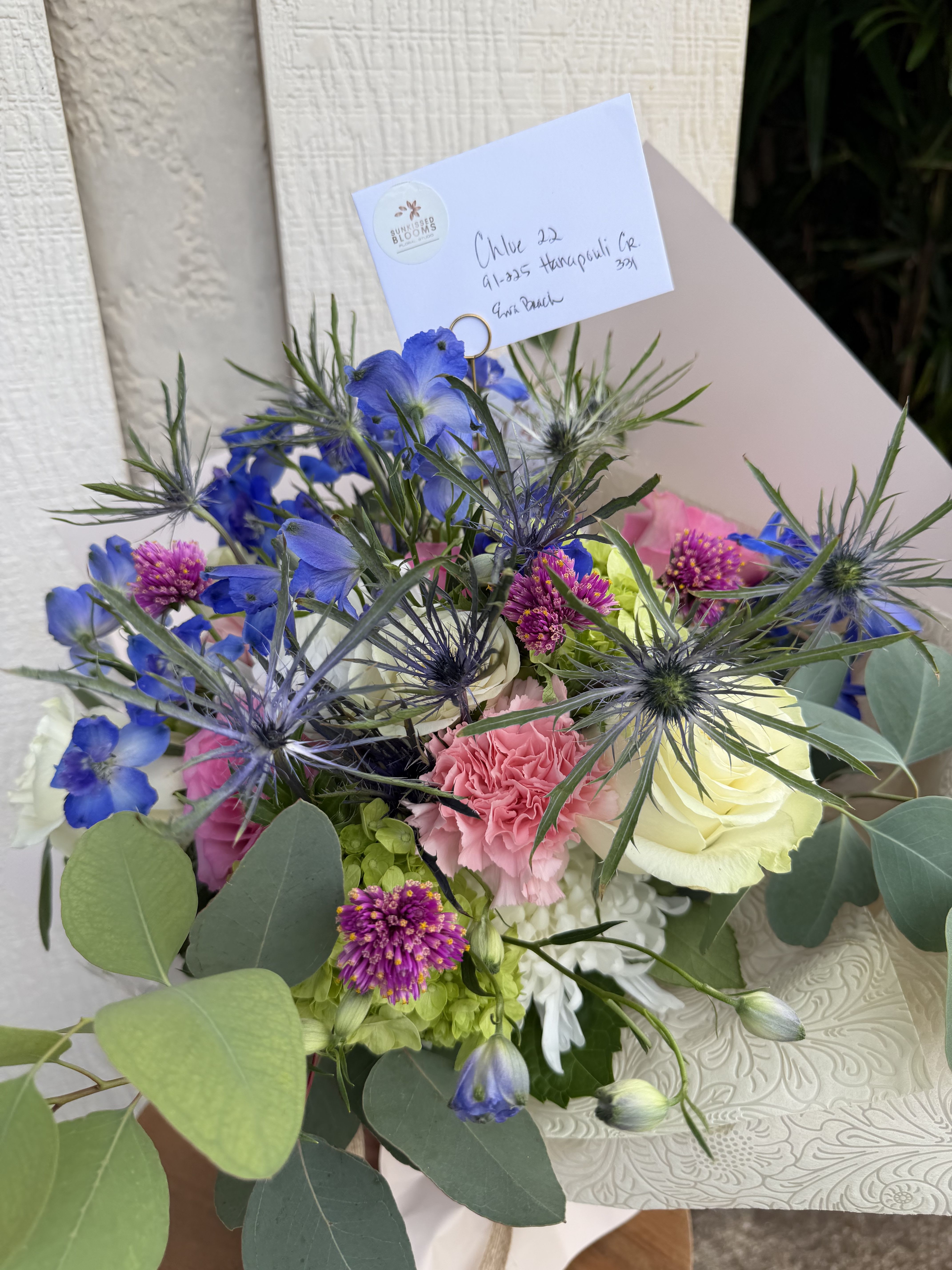 Hand wrapped bouquet