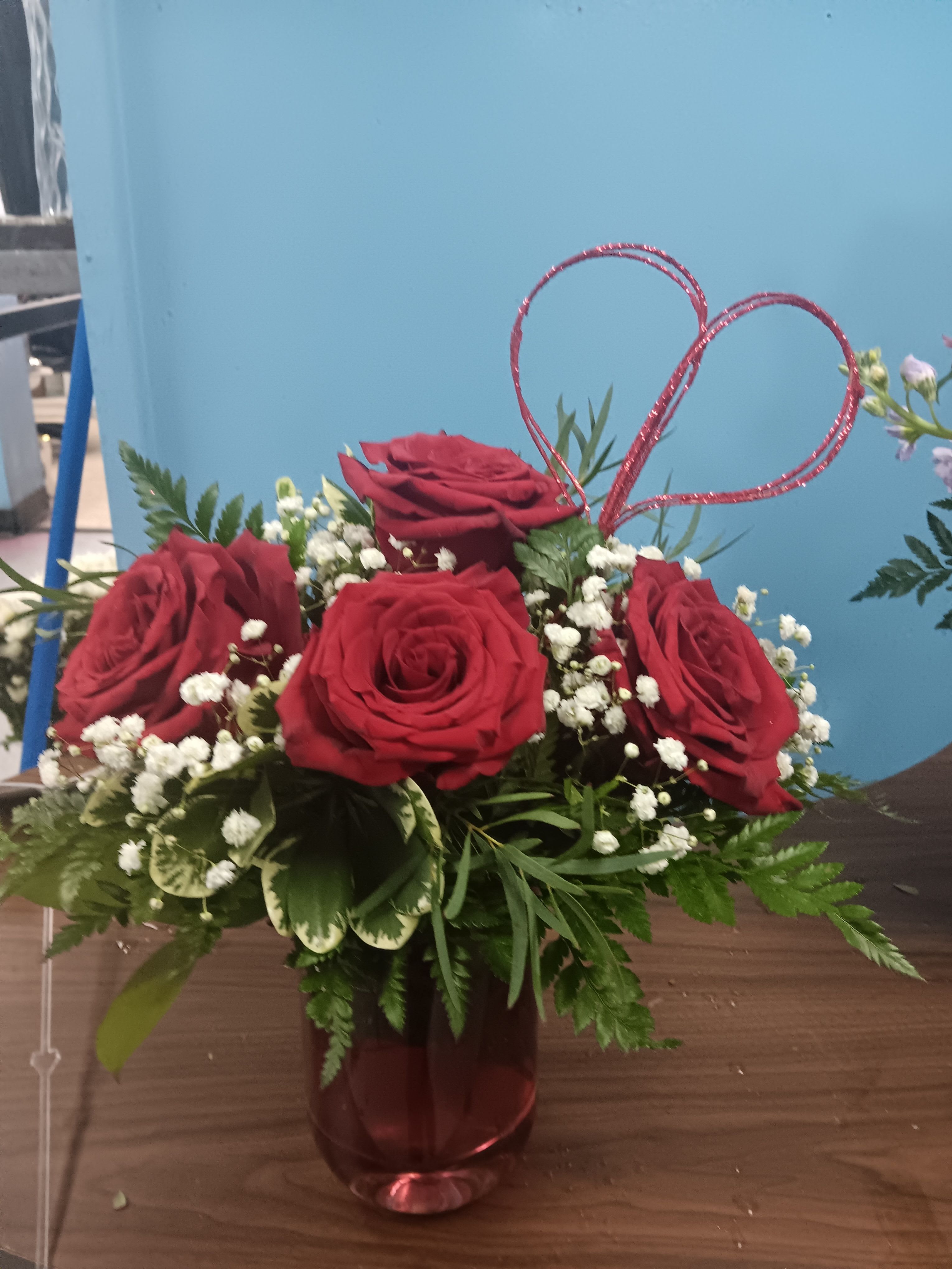 Rush of Romance Red Rose Bouquet