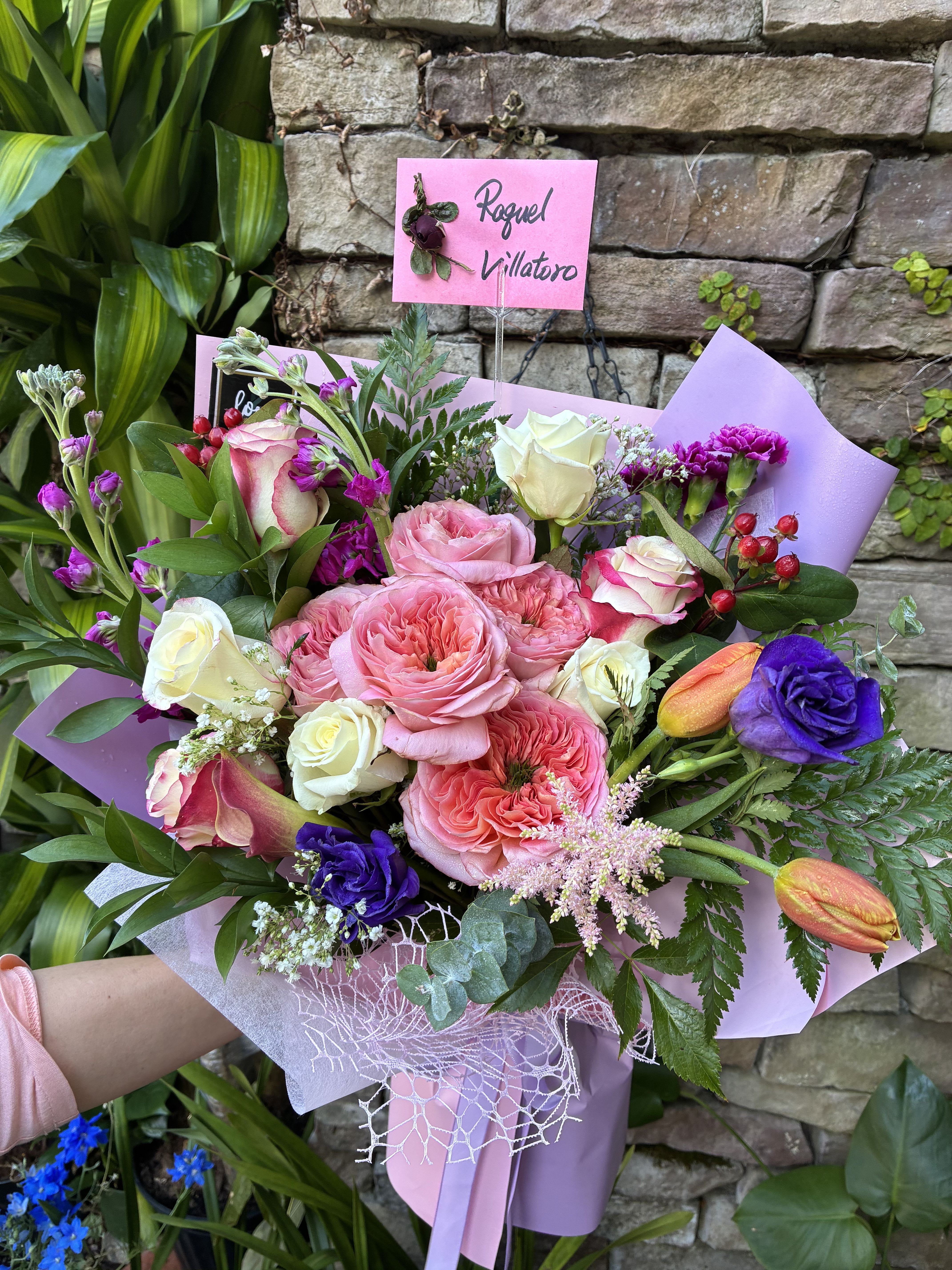Graduation Ceremony Wrapped Bouquet (Pickup Only)